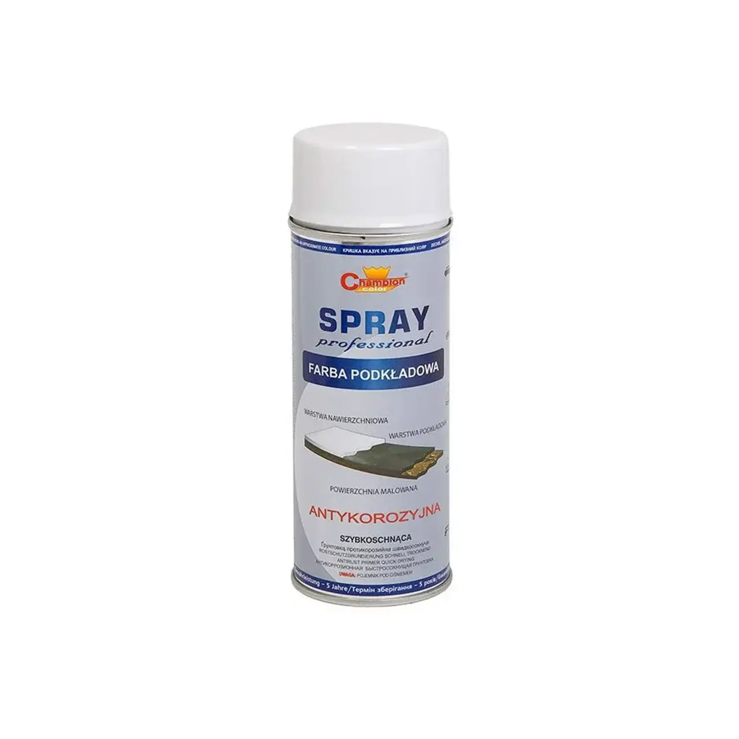 Grund spray anticoroziv alb 400 ml Champion