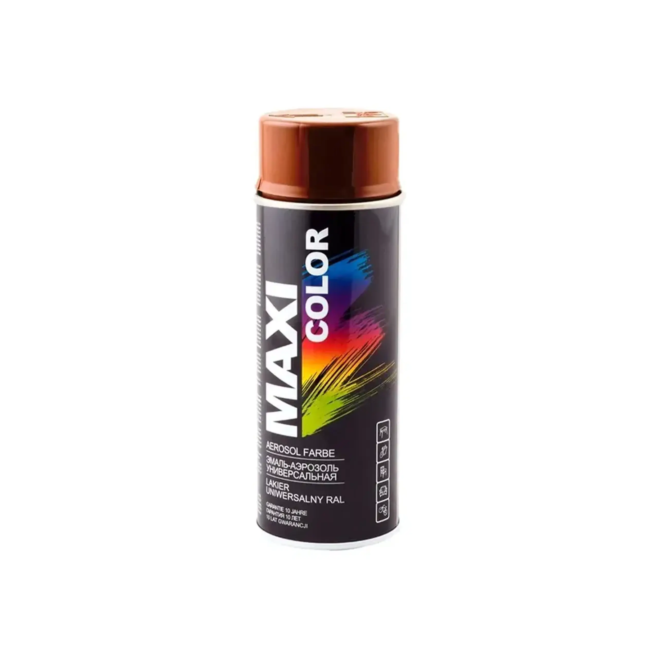 Vopsea pe bază de polimer cafeniu 400 ml MAXI COLOR