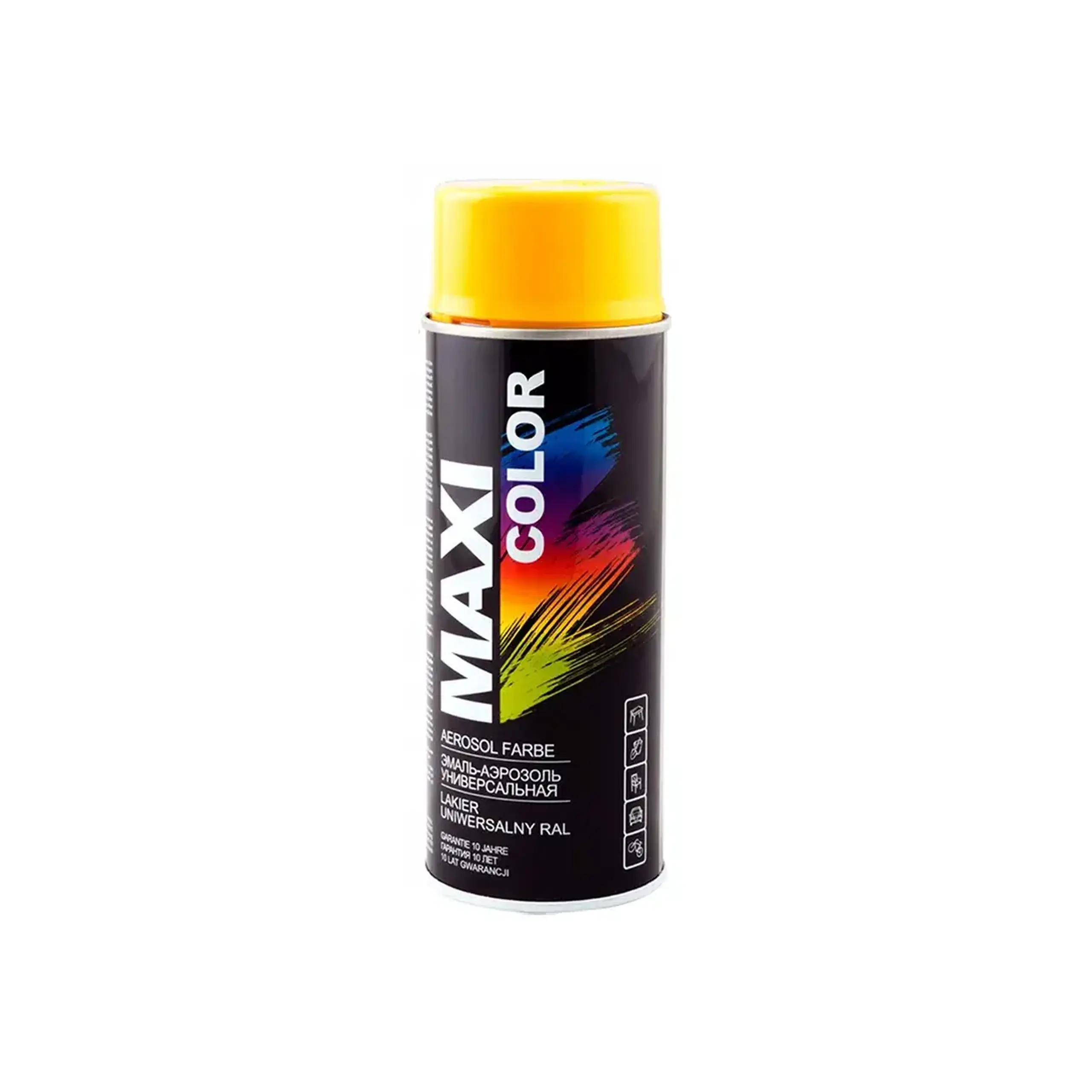 Vopsea pe bază de polimer galben 400 ml MAXI COLOR - Tip RAL 1021