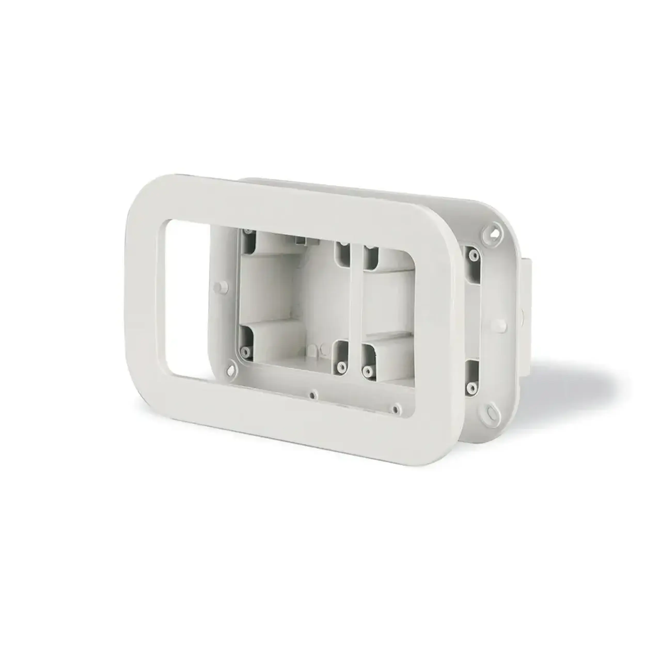 Cutie de montaj 95 x 95 mm Plastic PROTECTA Scame - Interior 2 posturi