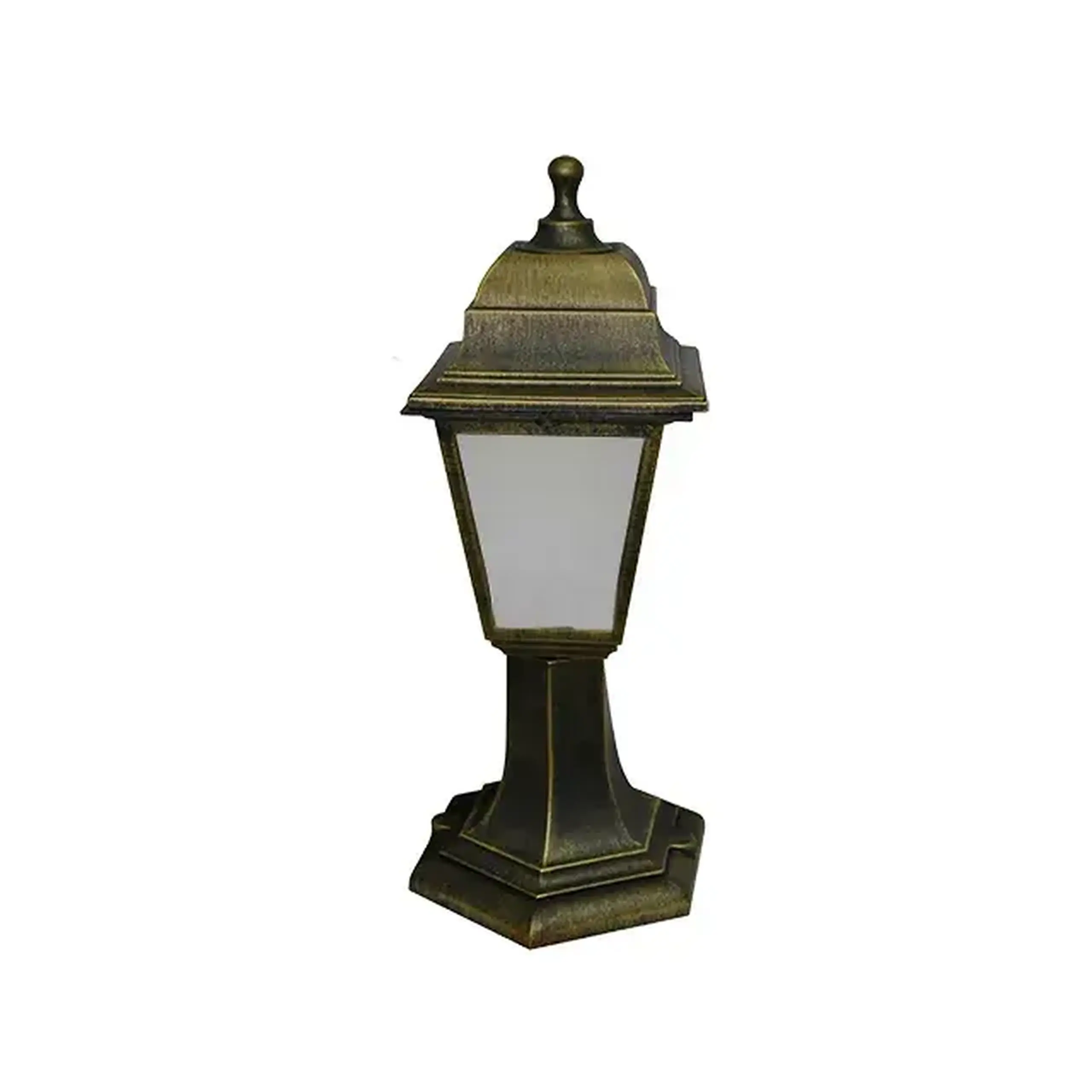 Felinar de grădină OSCAR 60 W E27 220 - 240 V IP44 PowMr - Culoare Bronz/Opal