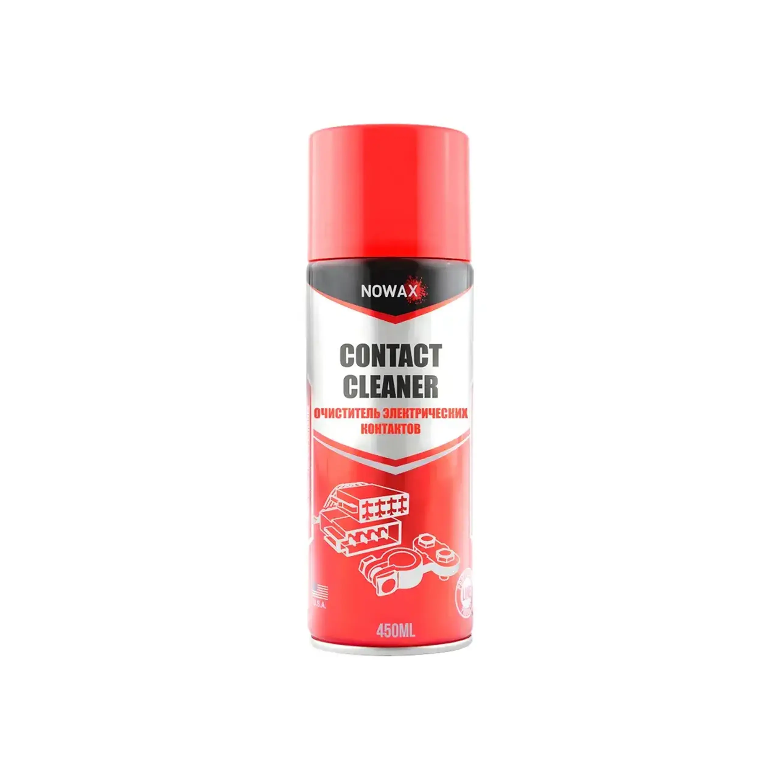 Soluție pentru curățarea contactelor CONTACT CLEANER 450 ml Nowax