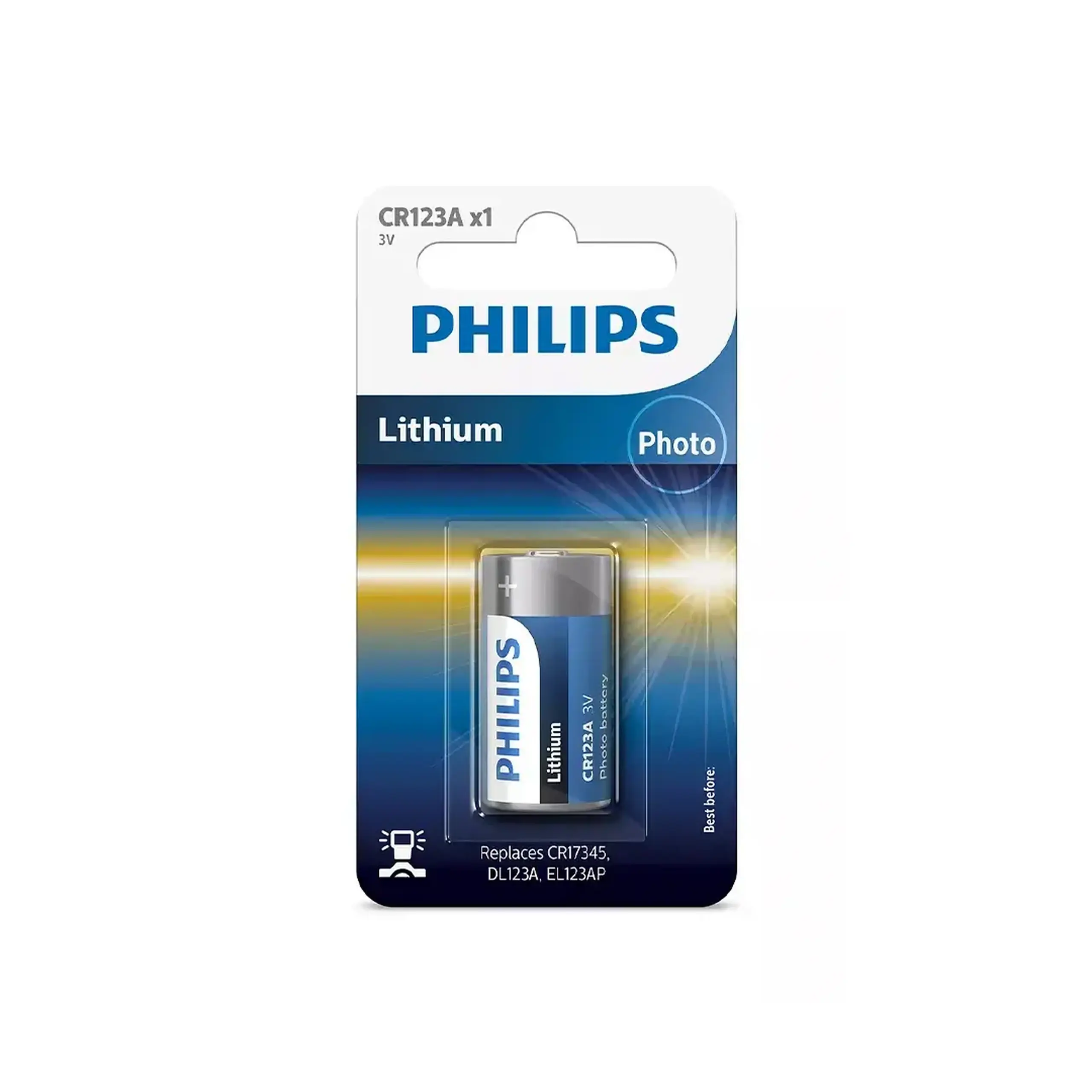 Pile electrice Philips CR123A 3 V 1600 mAh