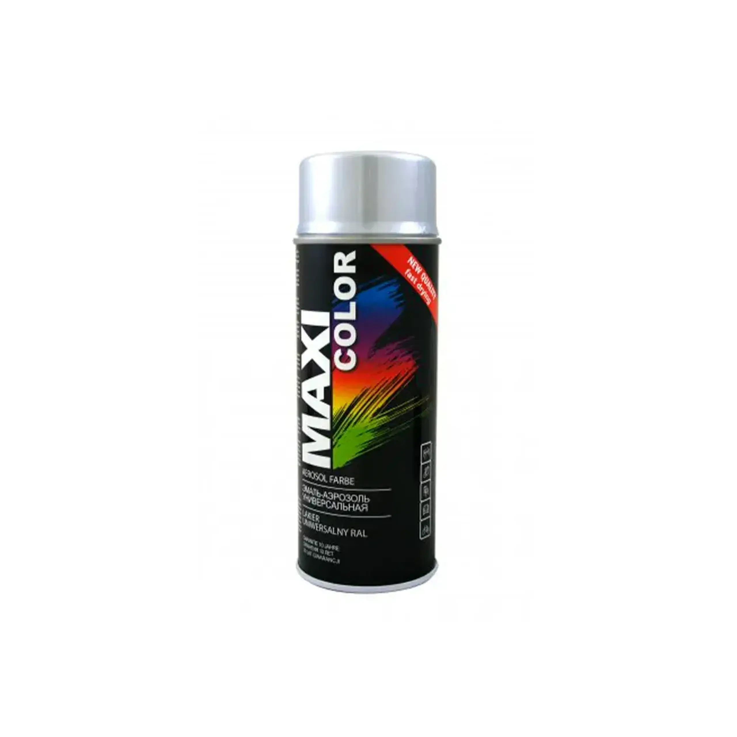 Vopsea pe bază de polimer argintiu 400 ml MAXI COLOR