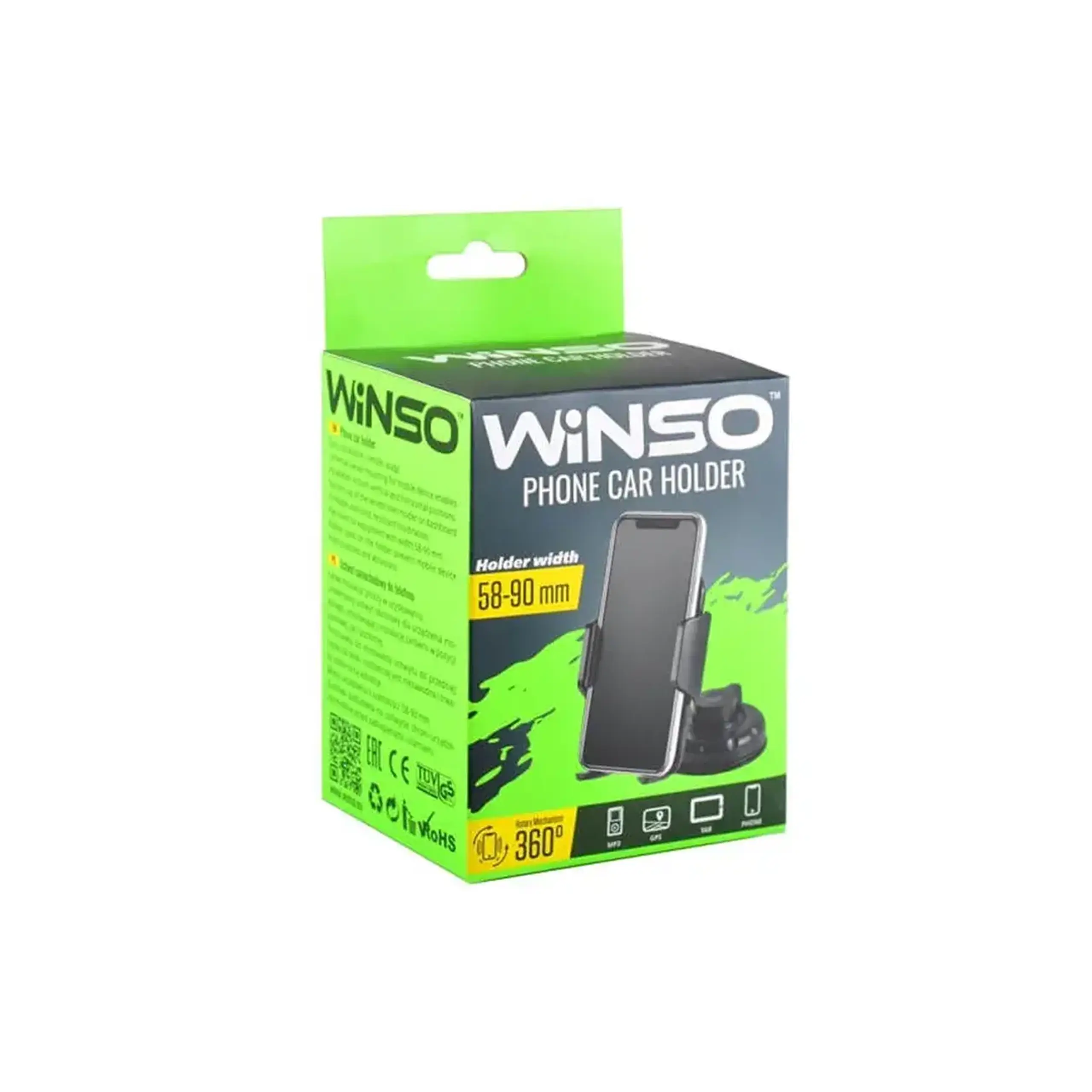Suport auto pentru telefon MG201180 1 buc. WINSO