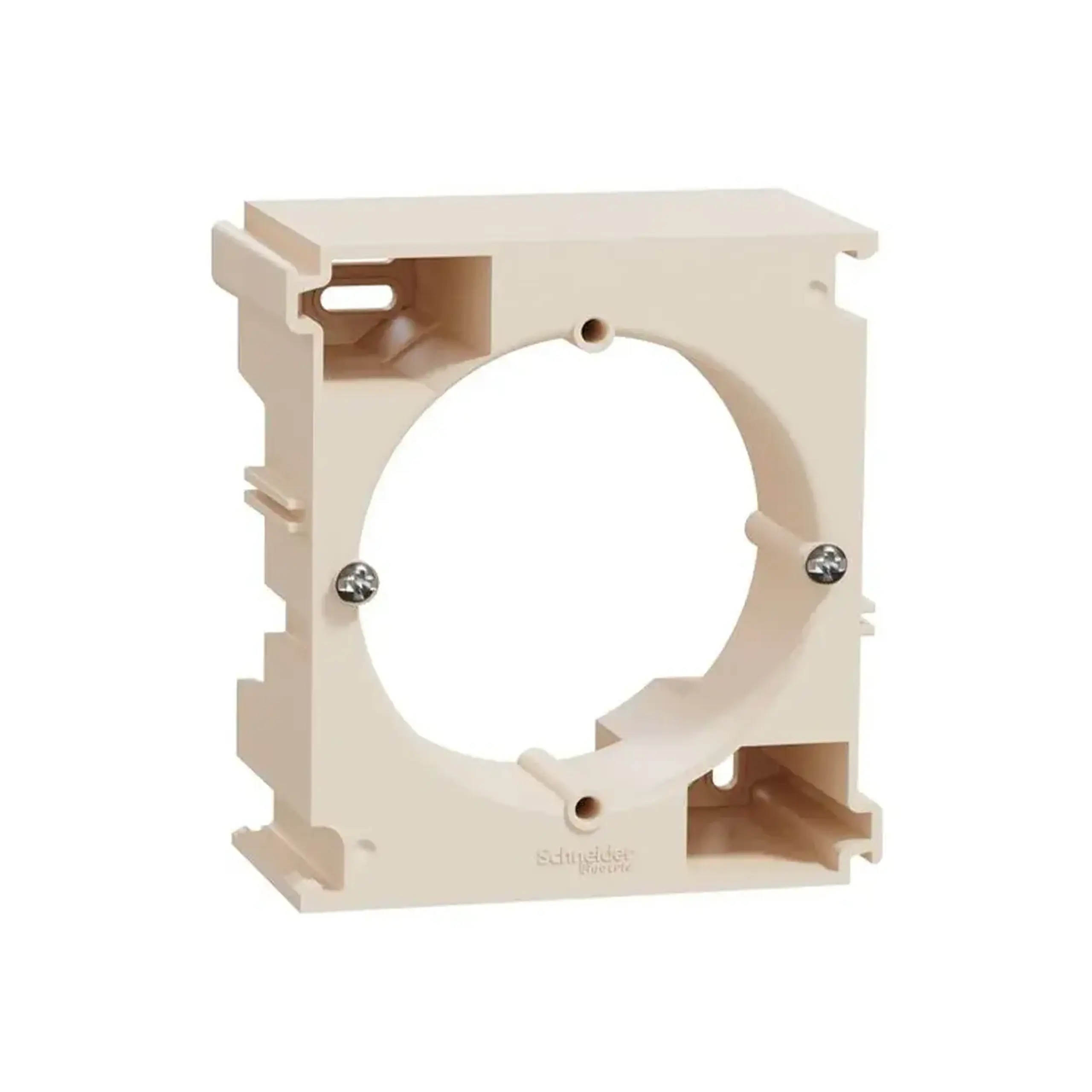 Cadru pentru montaj SEDNA NEW bej Schneider-Electric - Dimensiuni (L x W x H x Ø) 84 x 78 x 43 mm