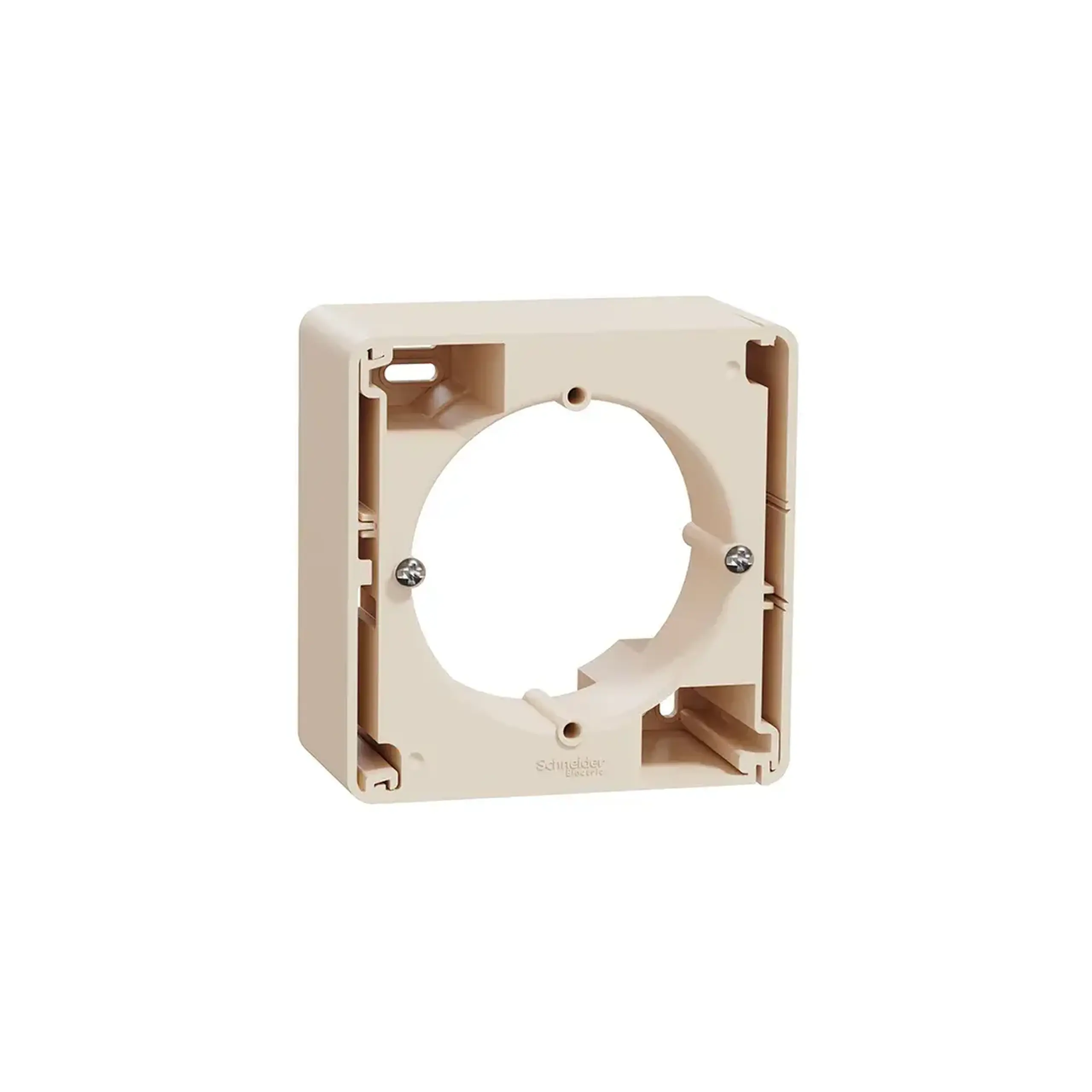 Cadru pentru montaj SEDNA NEW bej Schneider-Electric - Dimensiuni (L x W x H x Ø) 84 x 83 x 43 mm