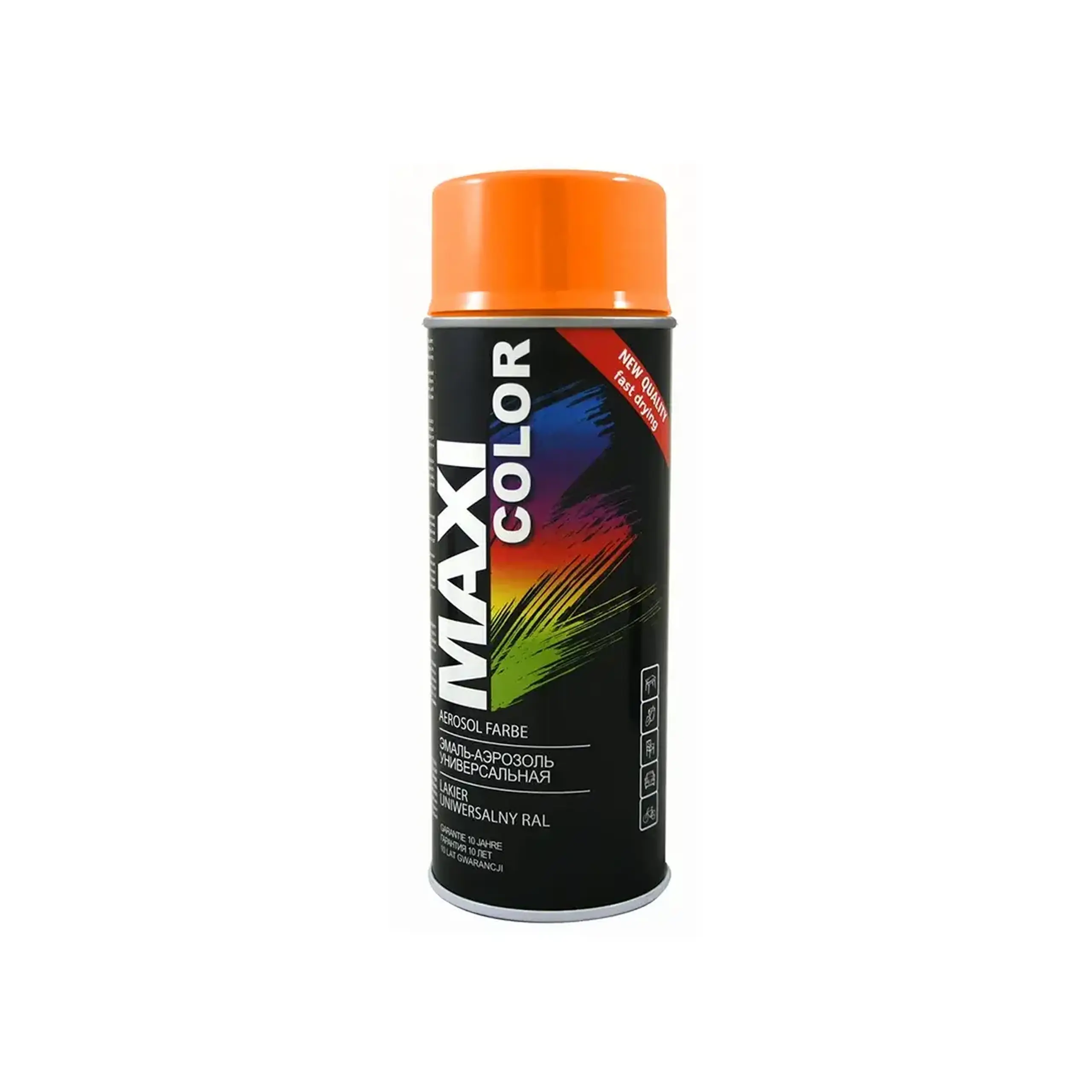 Vopsea pe bază de polimer Portocaliu 400 ml MAXI COLOR