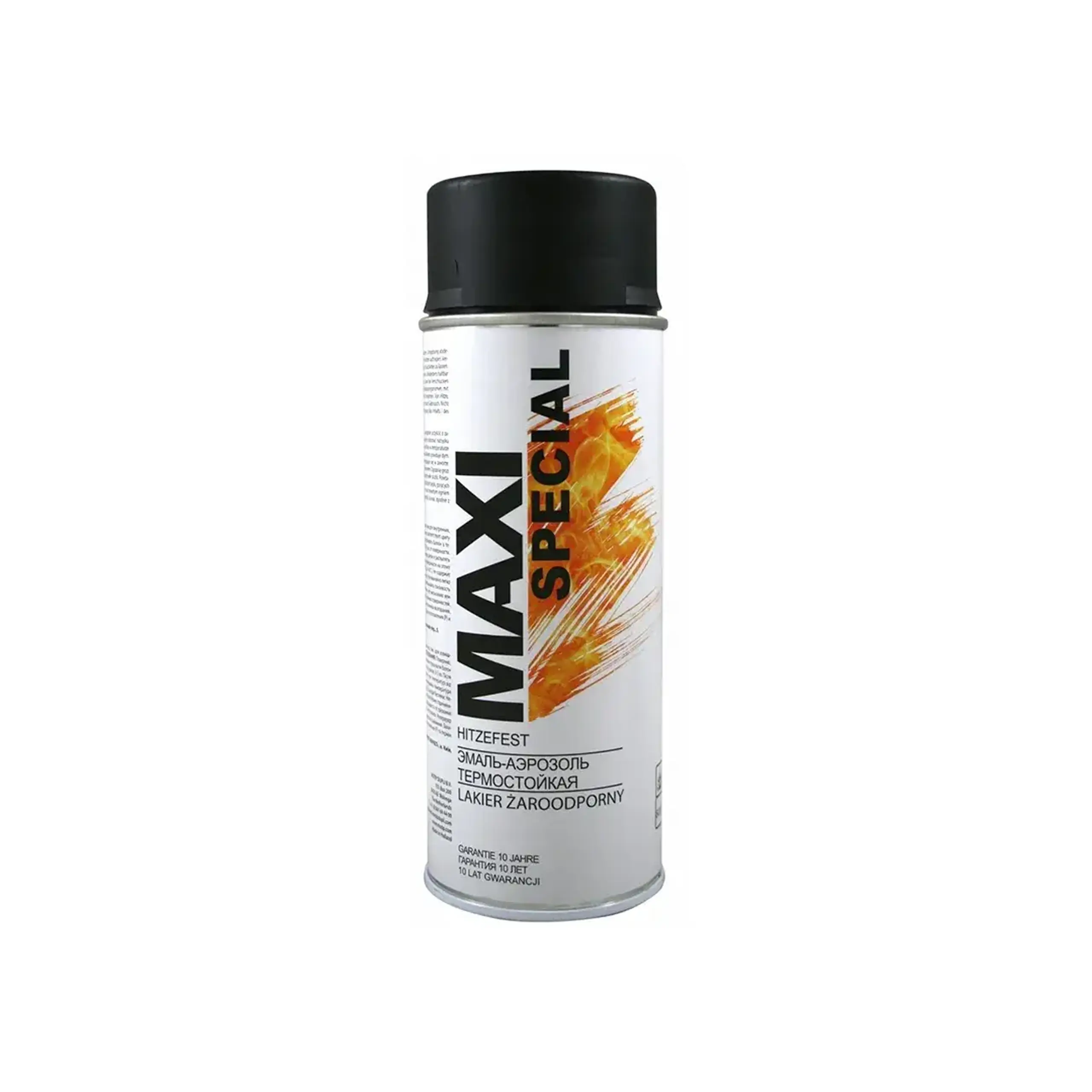 Vopsea termorezistentă pe bază de polimer negru 400 ml MAXI COLOR