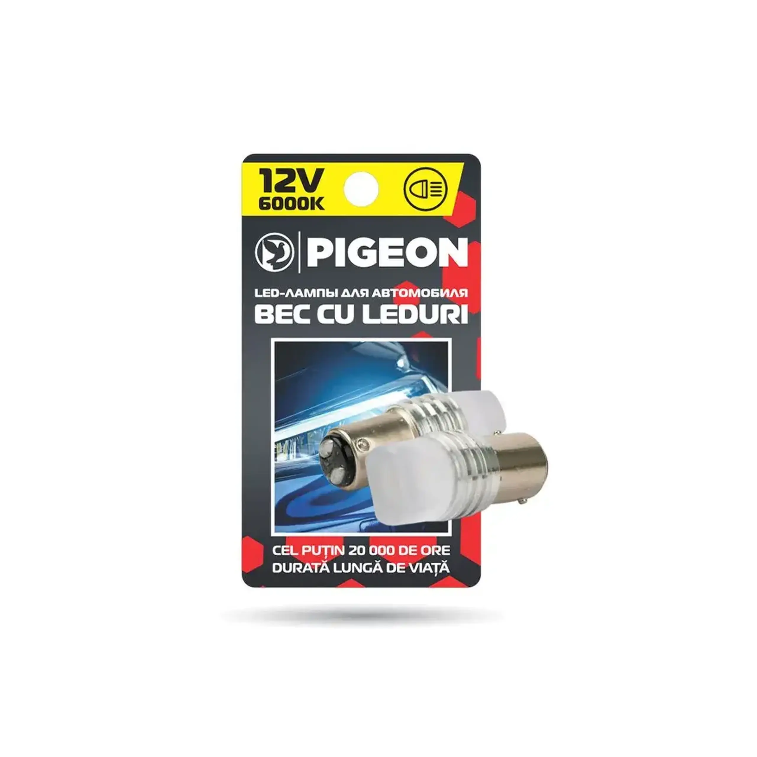 Bec auto LED P21/5W 5 W 6000 K 12 V Pigeon
