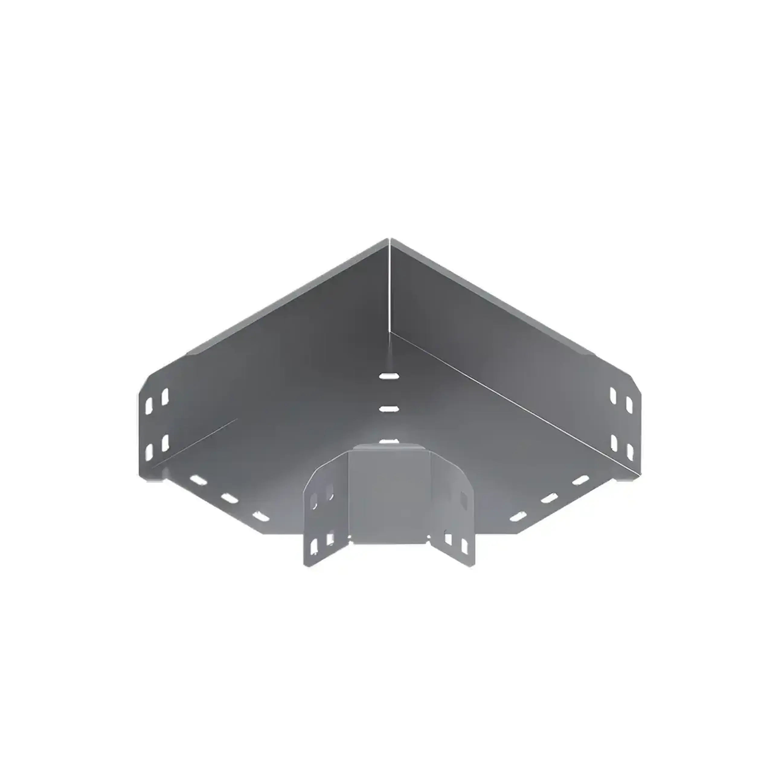 Cot jgheab la 90° orizontal KA 50 x 250 x 1 mm Metal MTK - Dimensiuni (L x W x H x Ø) 100 x 300 x 1 mm