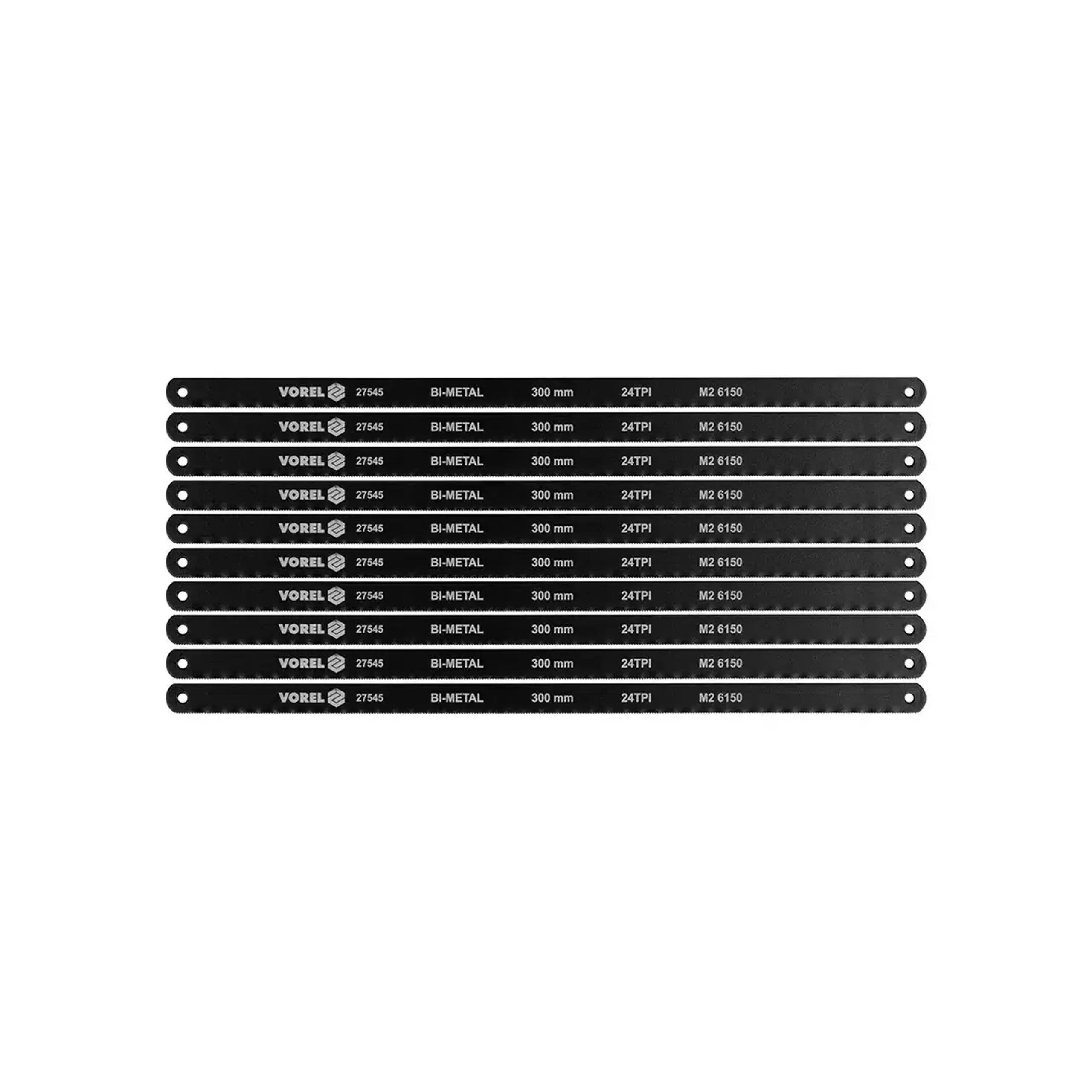 Pânză pentru metal pentru fierăstrău de mână 300 mm 10 buc. Vorel
