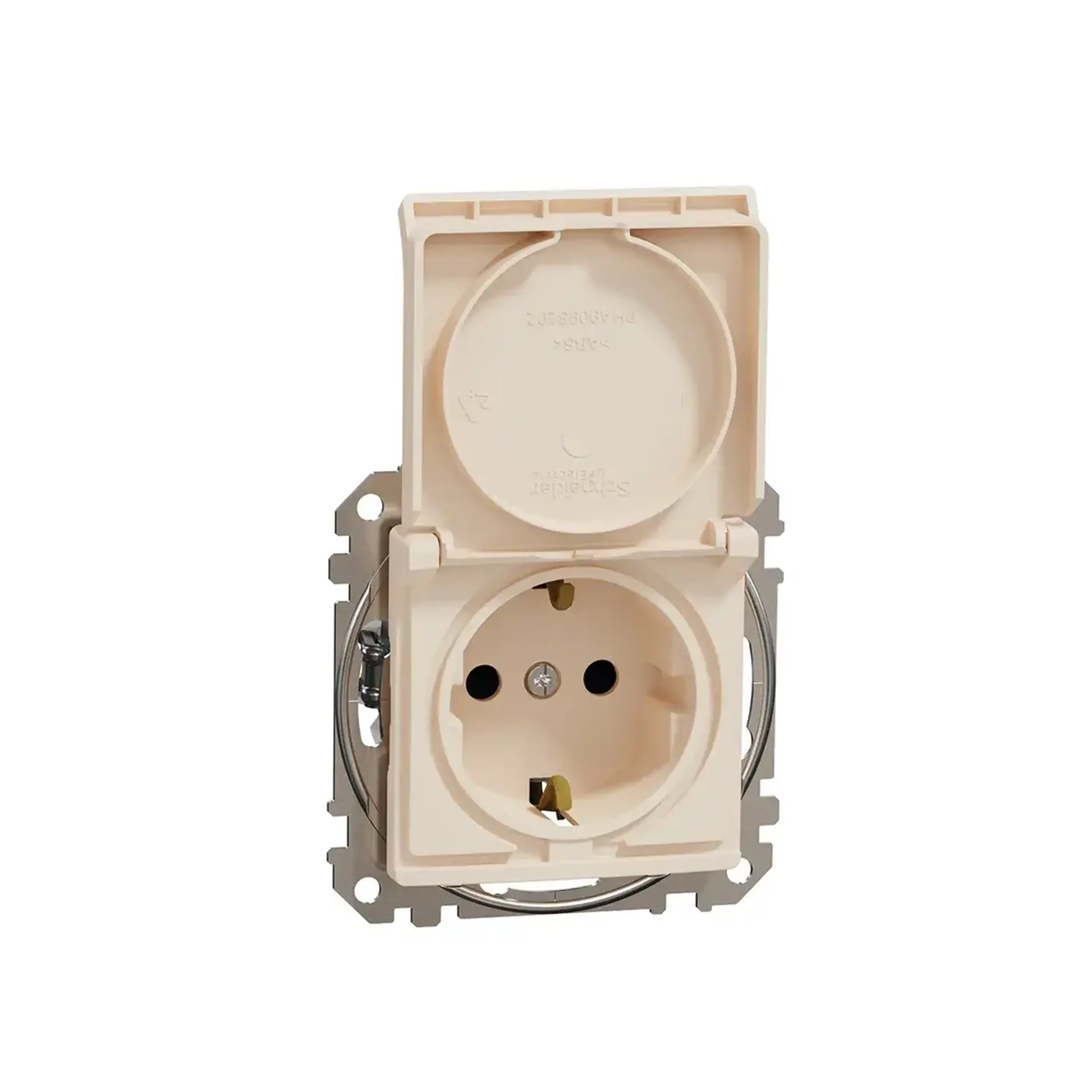Priză cu capac SEDNA NEW 16 A 220 - 240 V bej Schneider-Electric