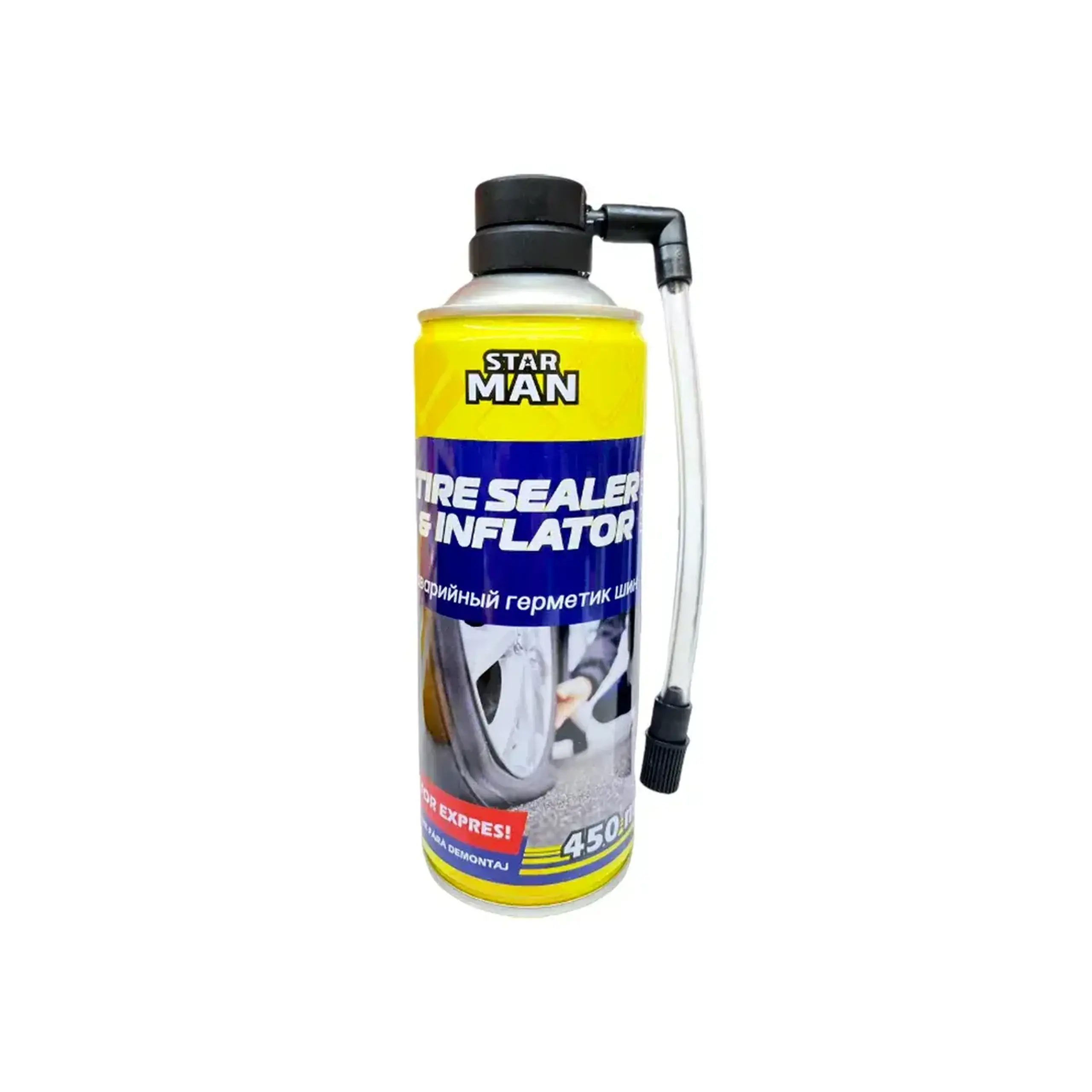 Etanșant de urgență pentru anvelope Star Man 450 ml