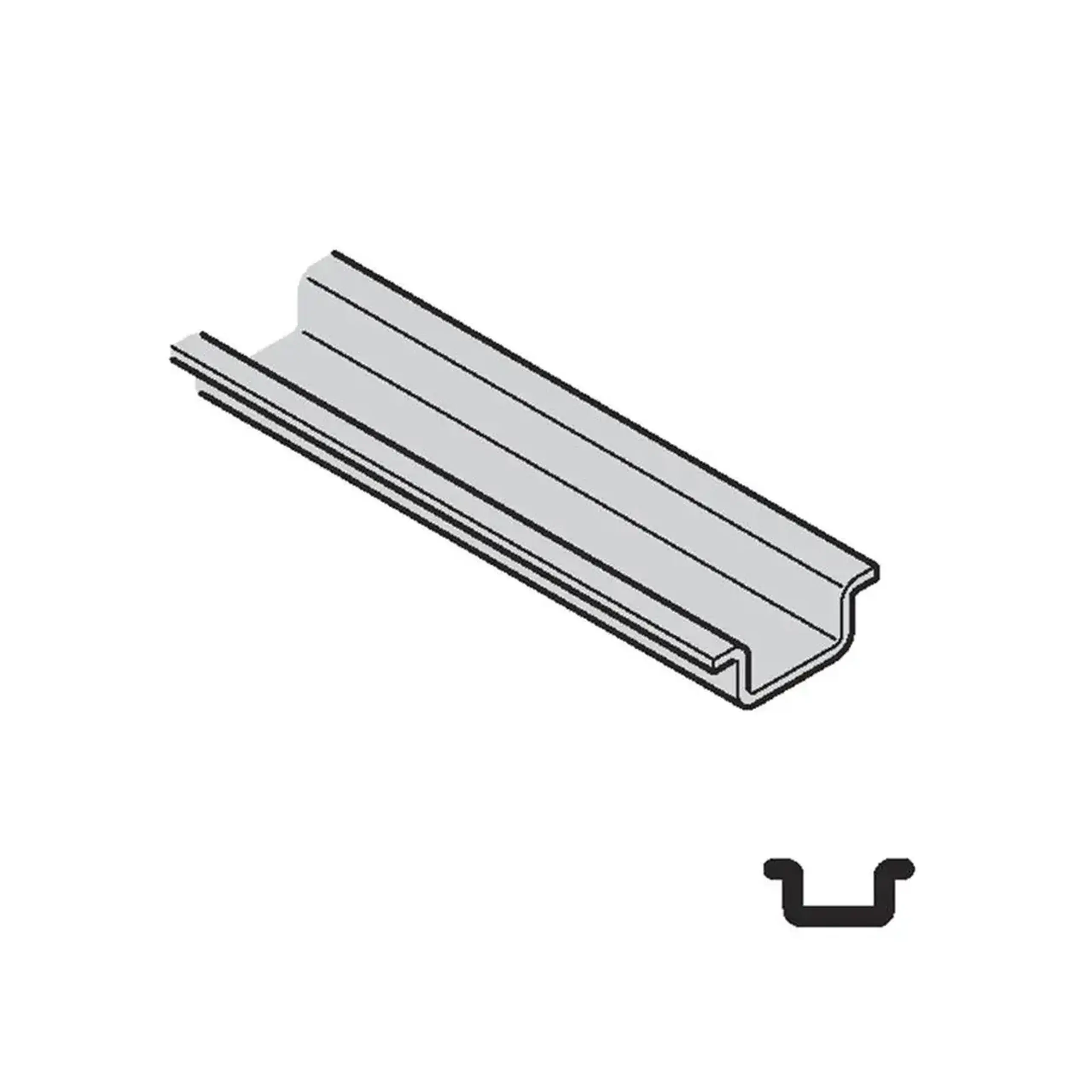 Șină de montare 15 x 5.5 mm Scame
