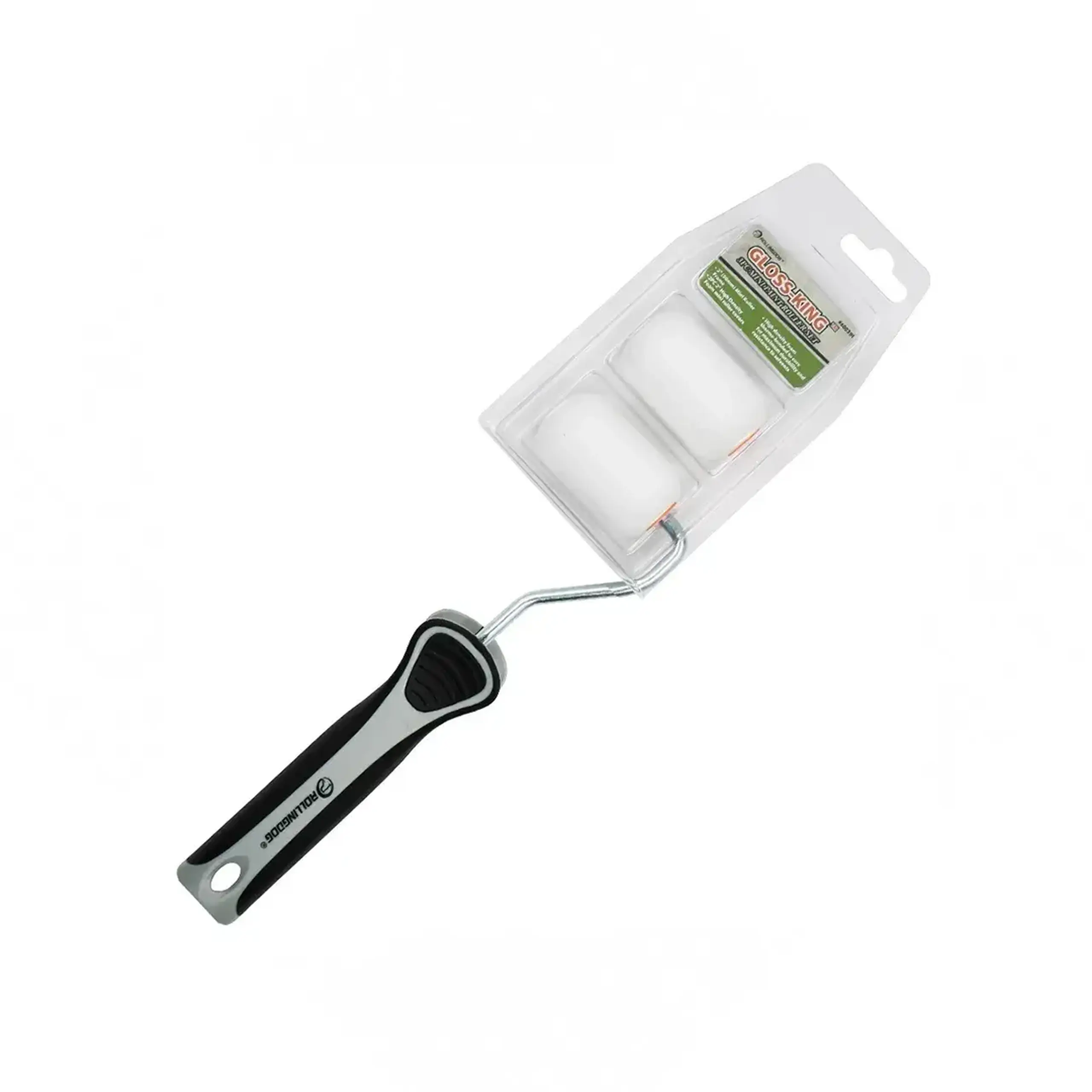 Mini-rulou cu mâner de cauciuc 2 buc. Eu-style 51 x 15 mm Rollingdog