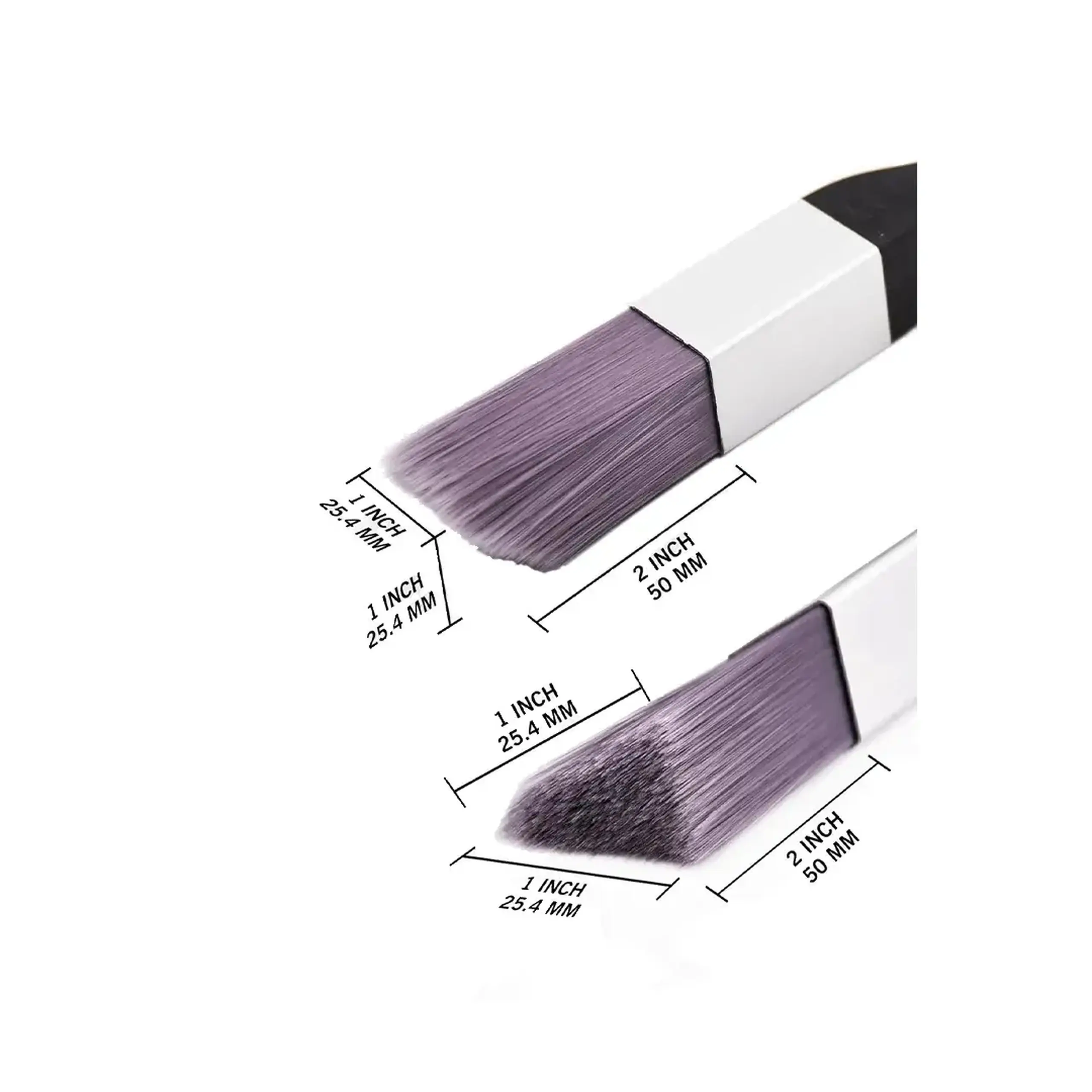 Set pensule cu mâner din cauciuc DETAIL PRO 22/24 mm Rollingdog