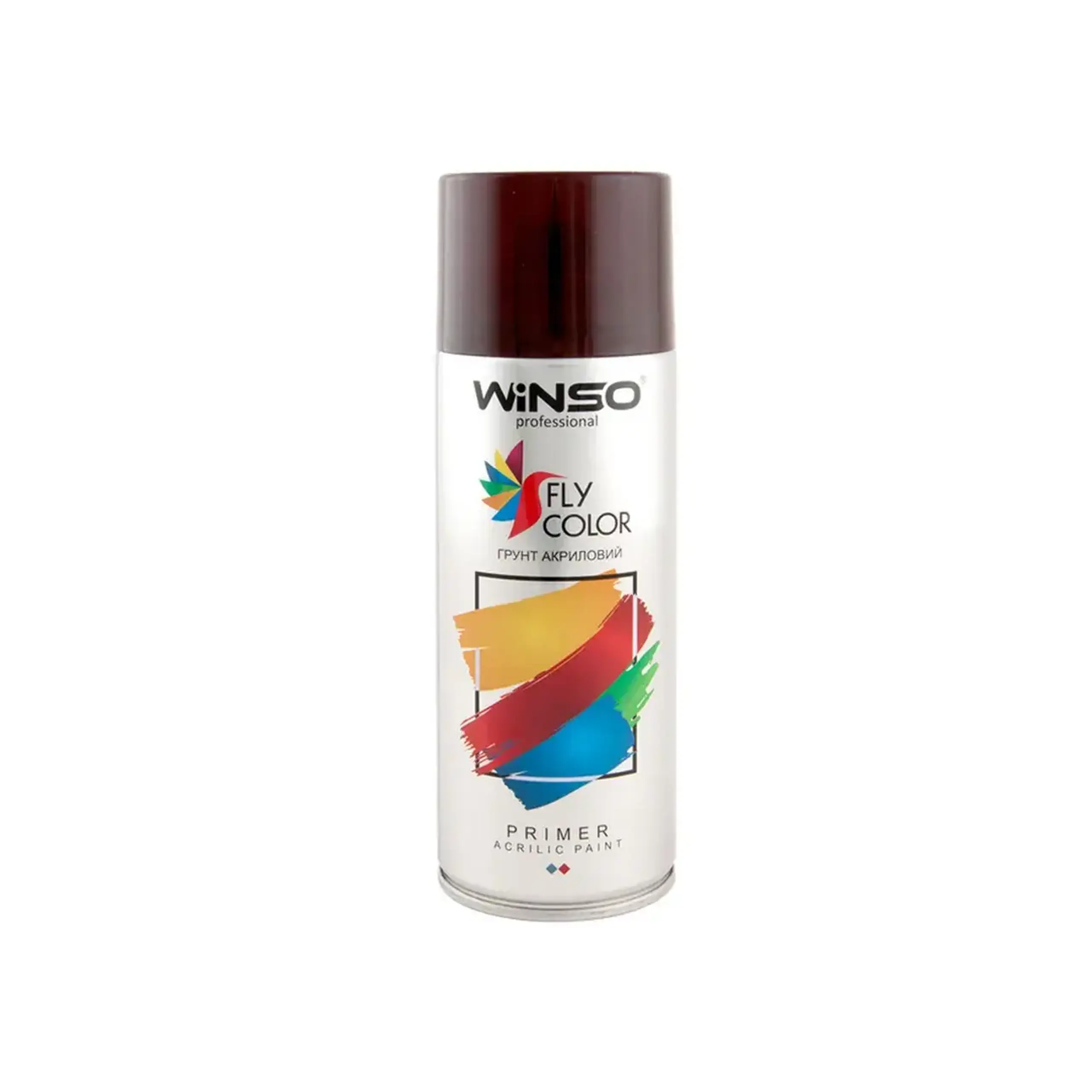 Vopsea spray acrilică Fly Color roșu aprins 450 ml WINSO