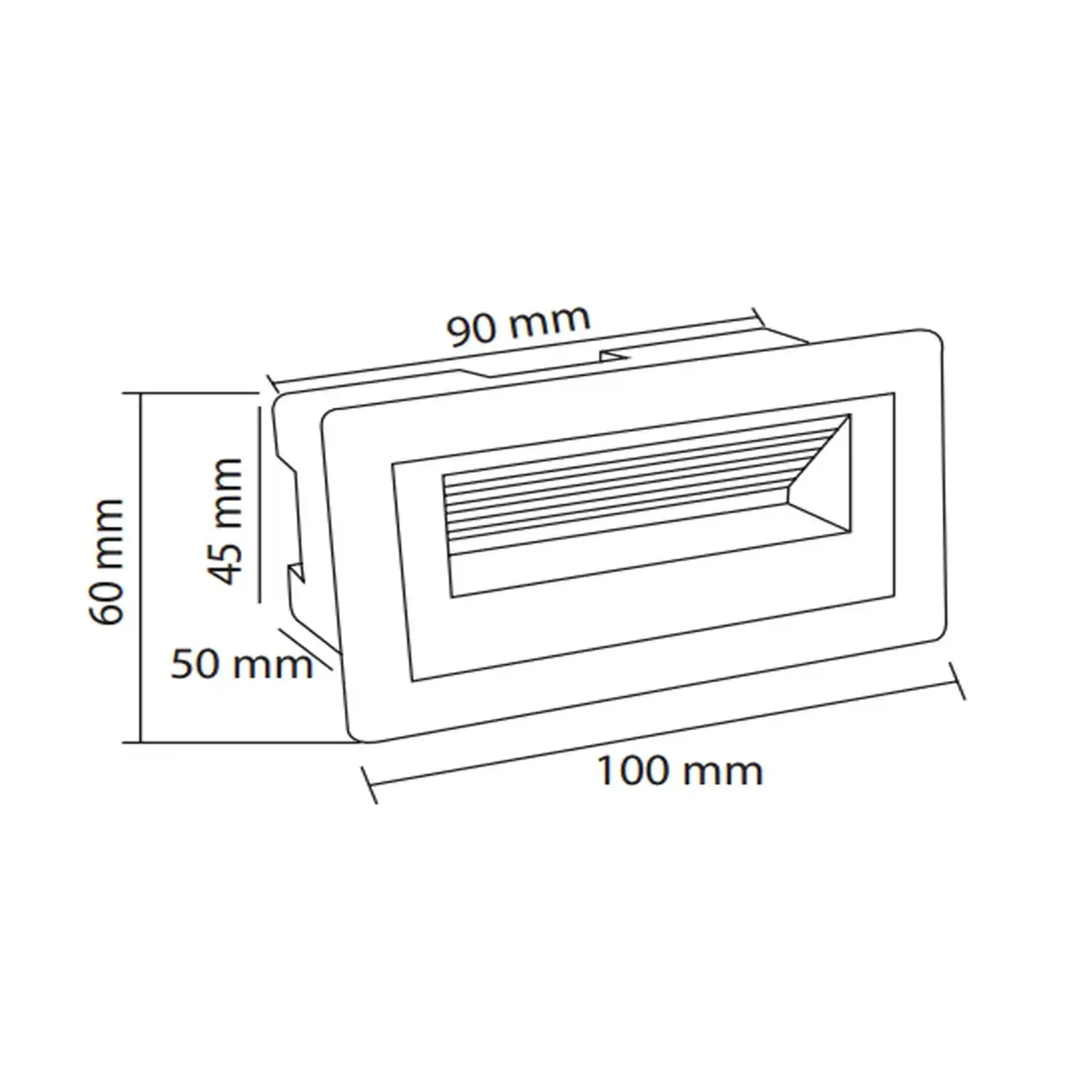 Corp de iluminat LED YOGA-H1 3 W SMD 58 lm 220 - 240 V IP54 Horoz