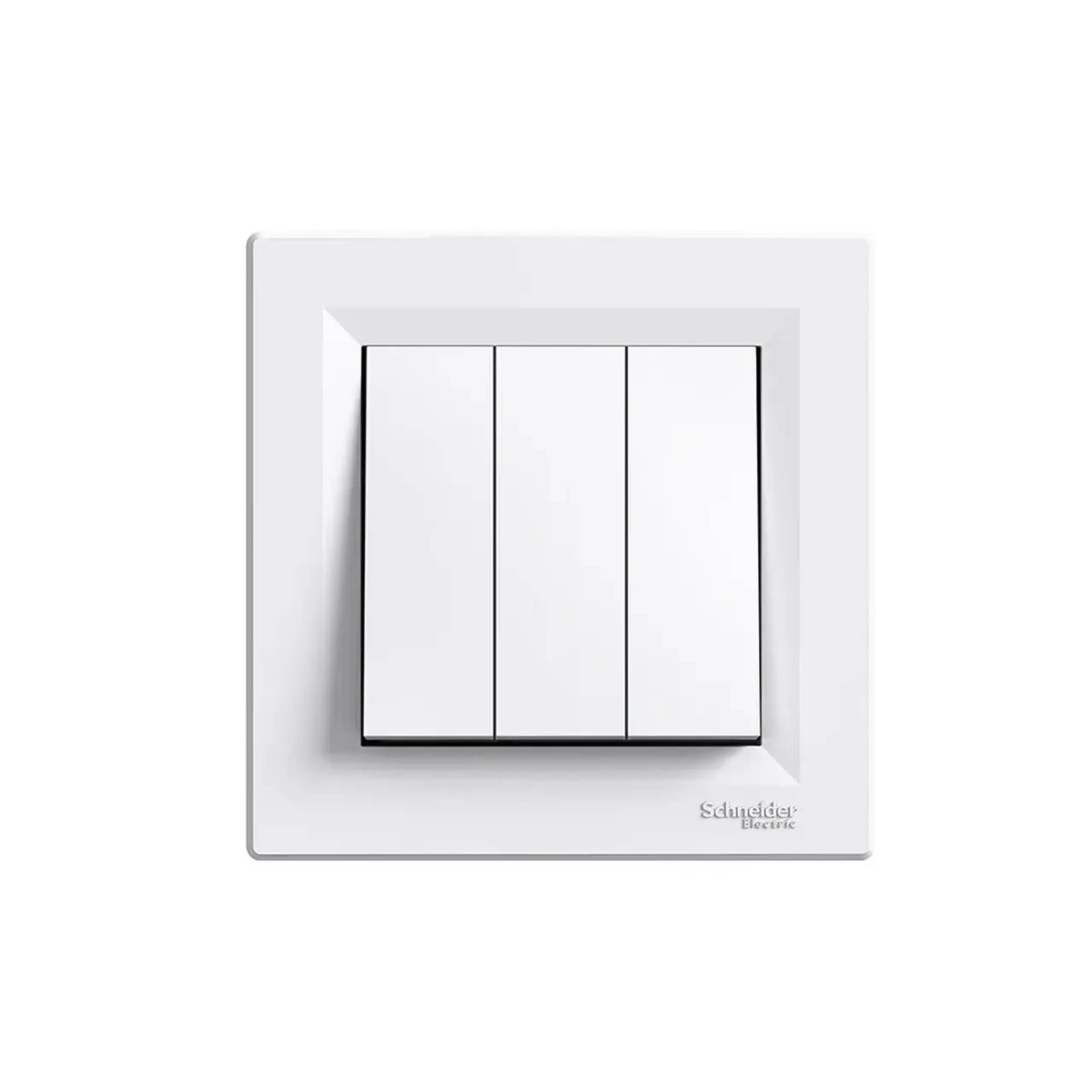 Întrerupător triplu ASFORA 10 A 220 - 240 V alb Schneider-Electric