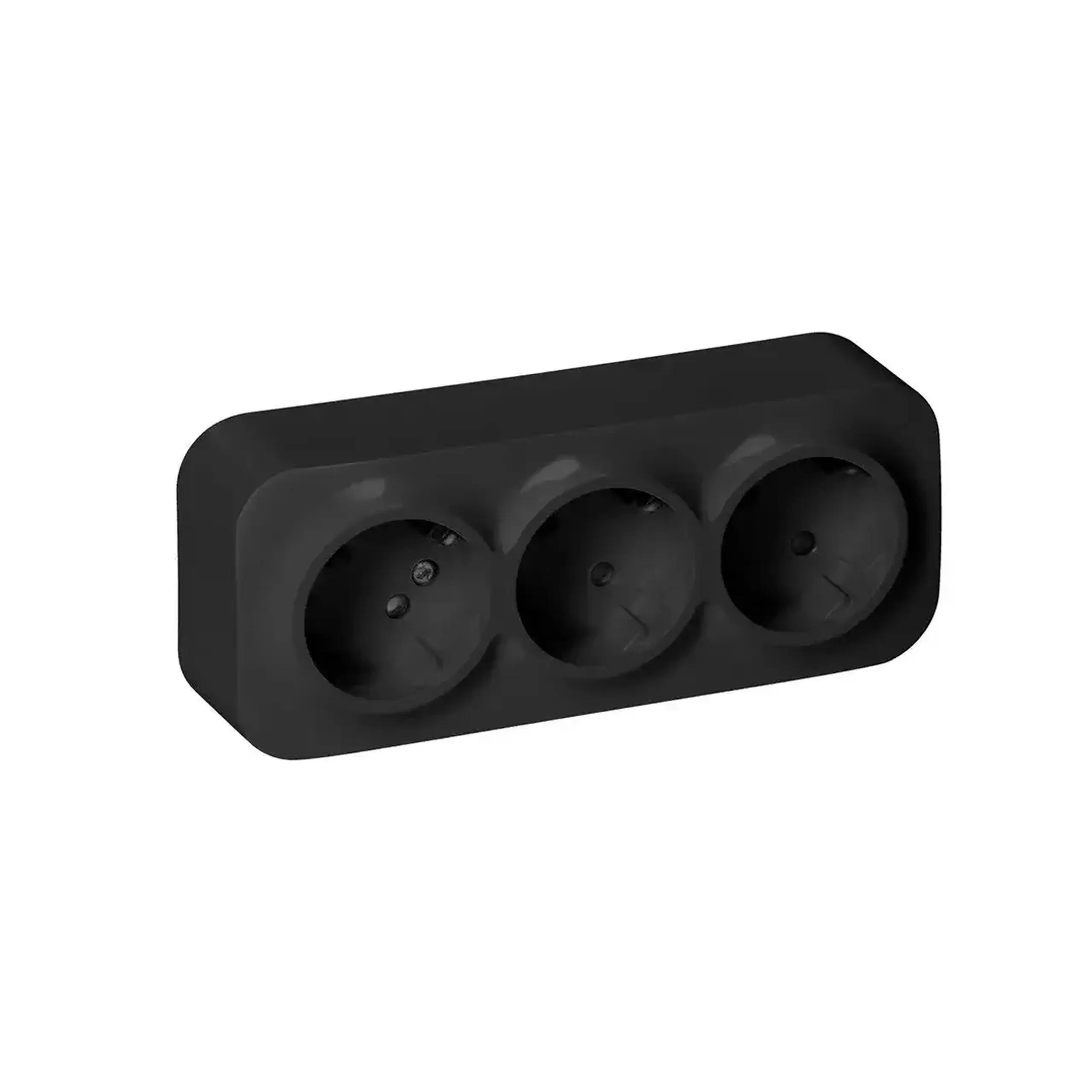 Priză cu 3 locuri toDo 16 A 220 - 240 V negru ORNO