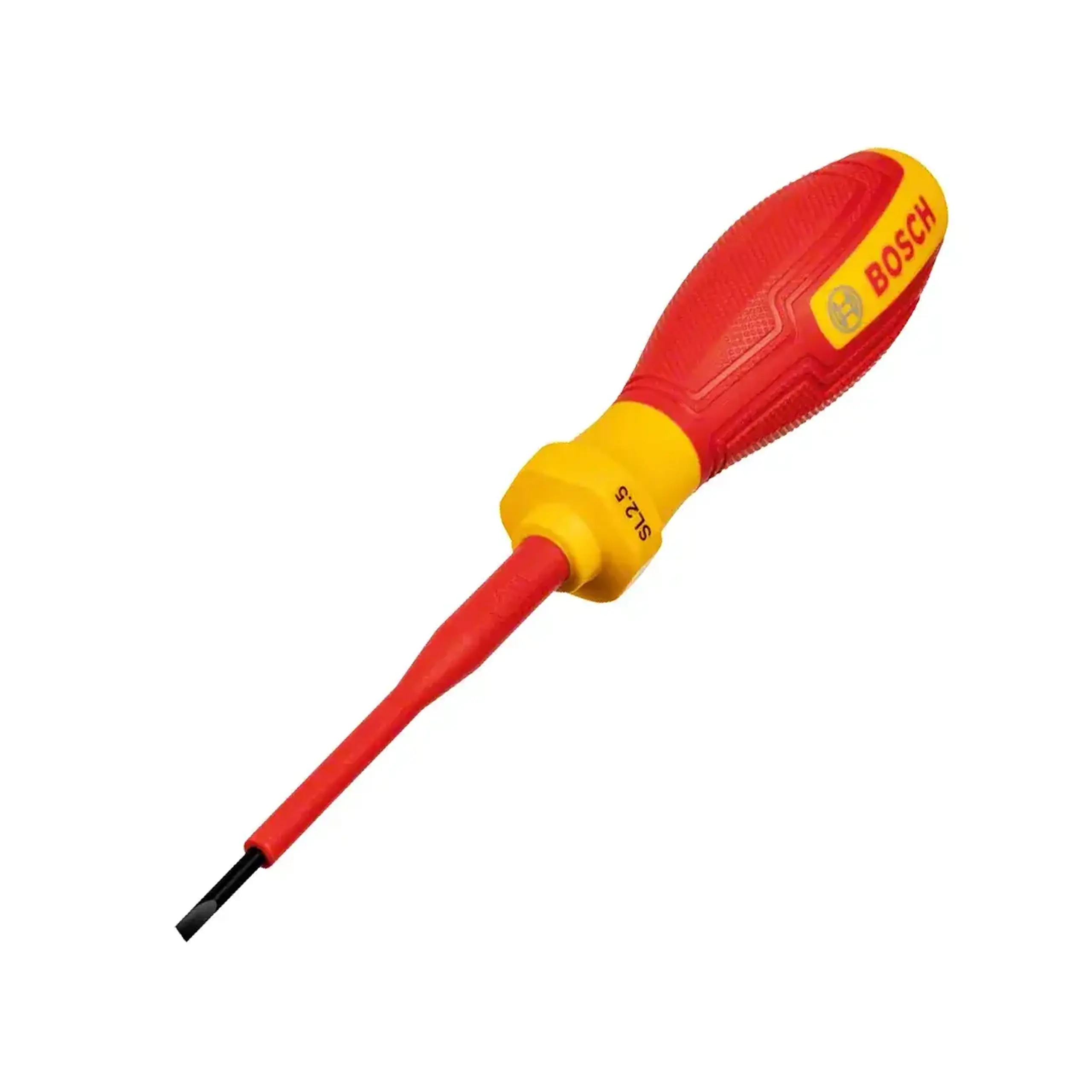 Șurubelniță dielectrică plată SL2.5 75 mm 1000 V Bosch
