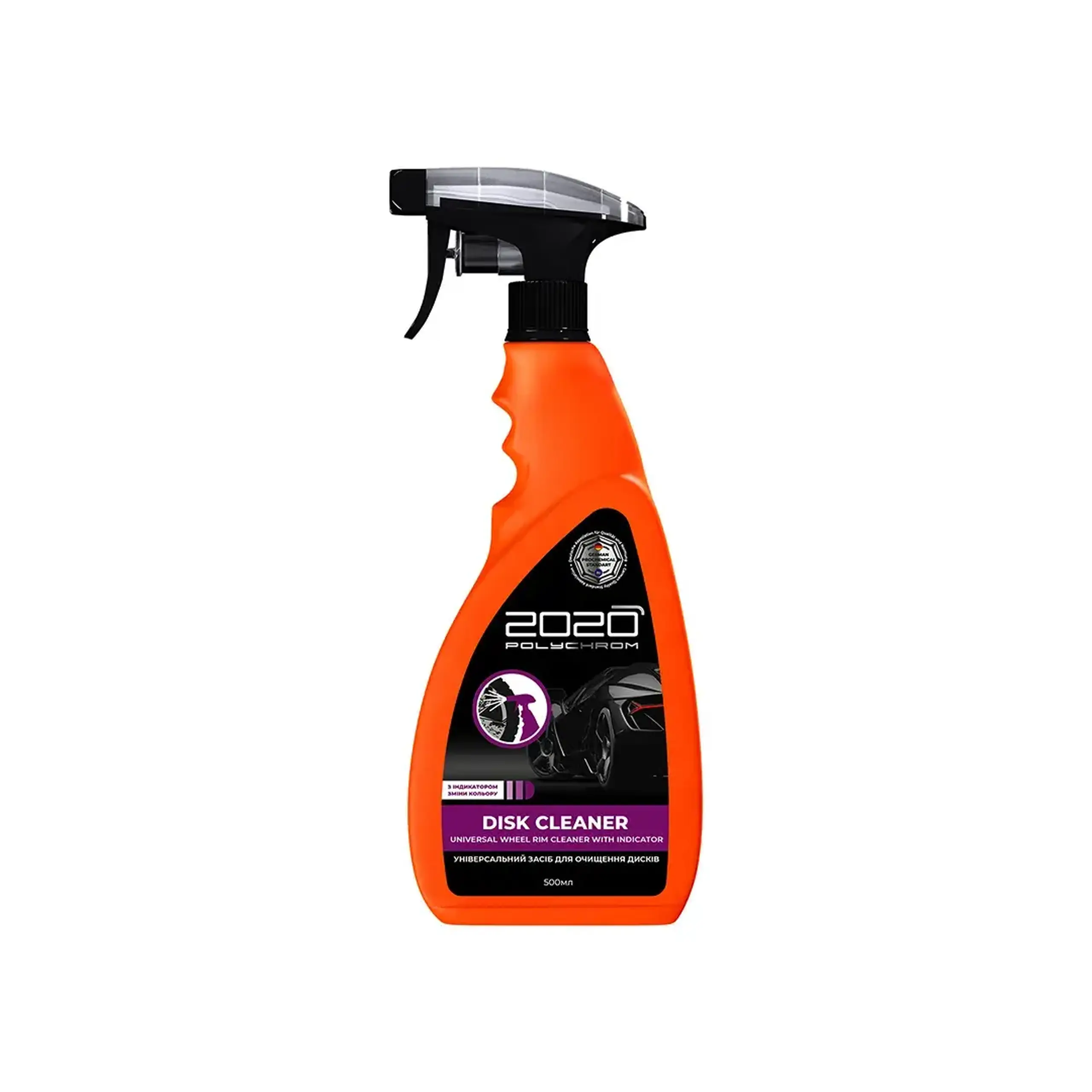 Soluție pentru curățarea jantelor cu indicator roșu Disk Cleaner 0.5 l Polychrom 2020