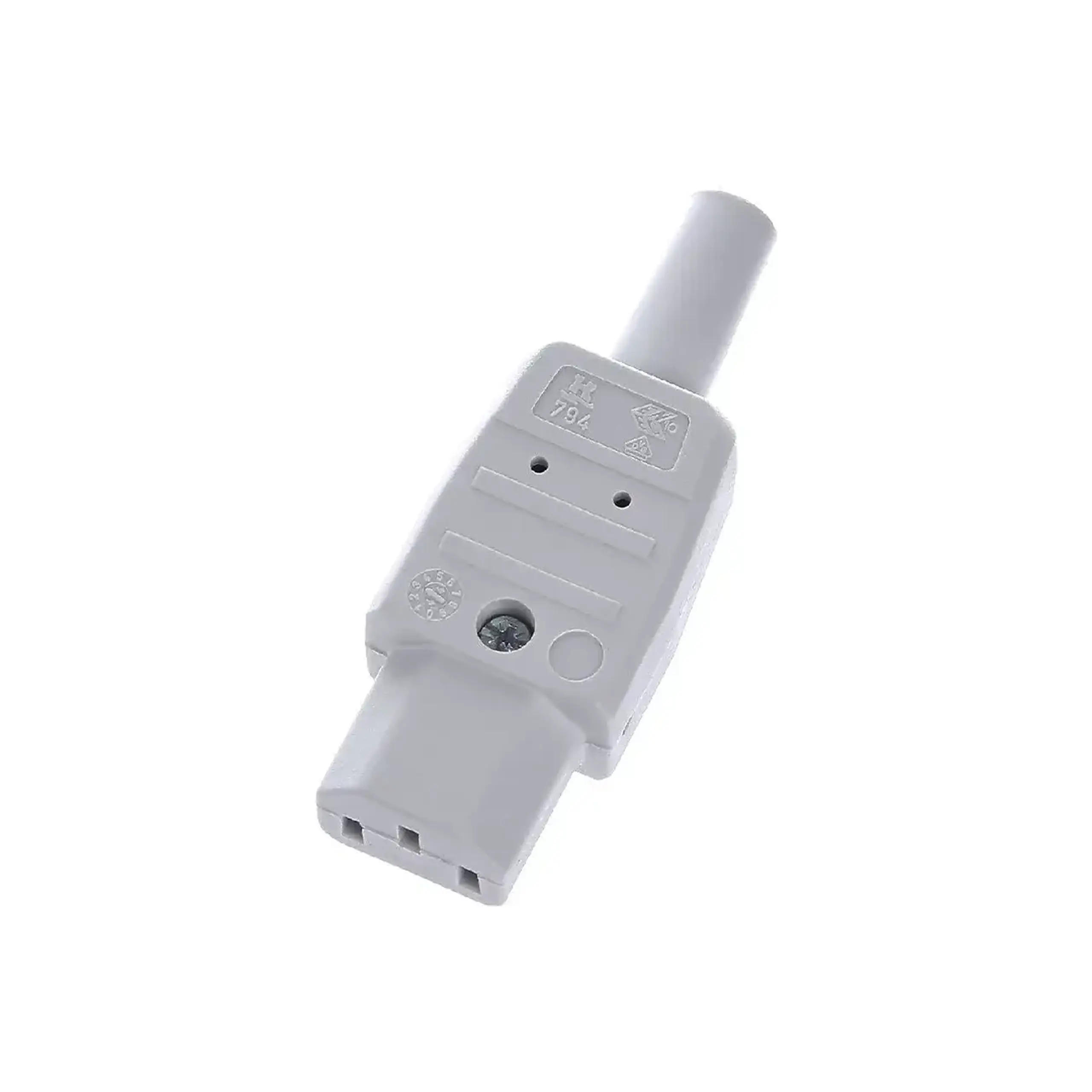 Mufă pentru cablu de calculator 10 A 250 V IP20 BACHMANN - Gri Mama