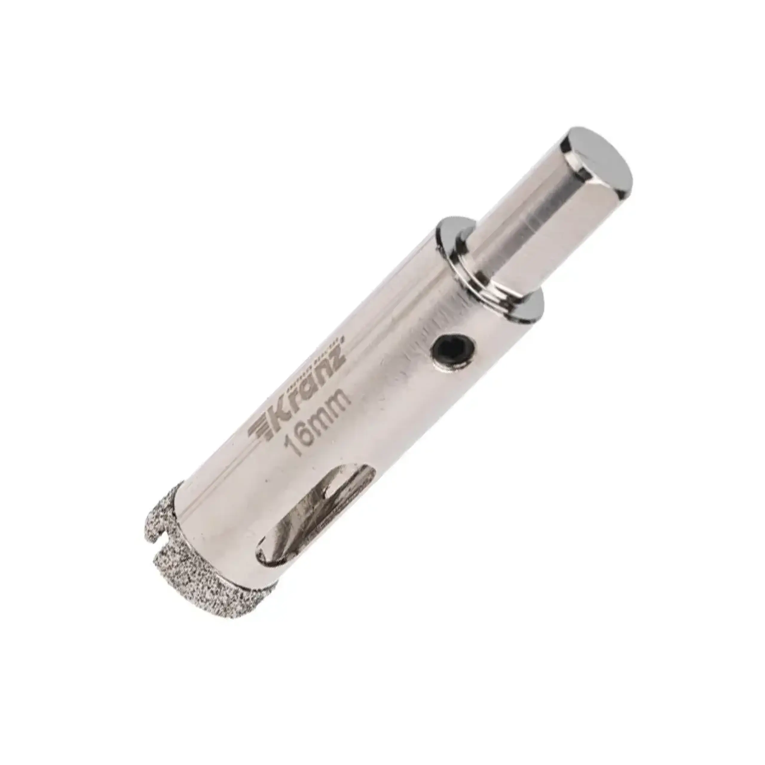 Carotă diamantată cu burghiu central pentru sticlă/ceramică 16 mm cilindric Kranz