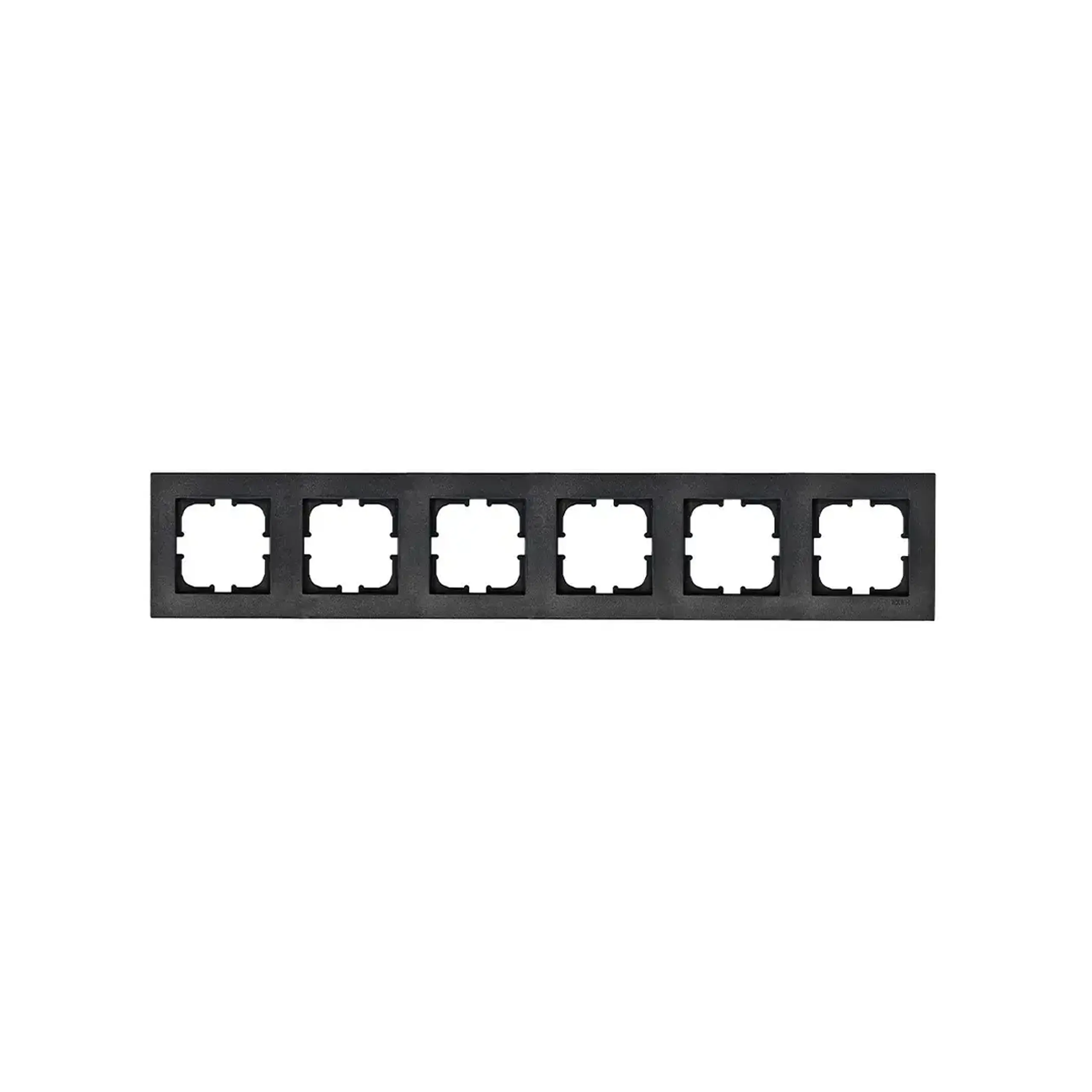 Ramă cu 4 locuri KARELL Negru Exen Elektrik - Dimensiuni (L x W x H x Ø) 438 x 83 x 10 mm