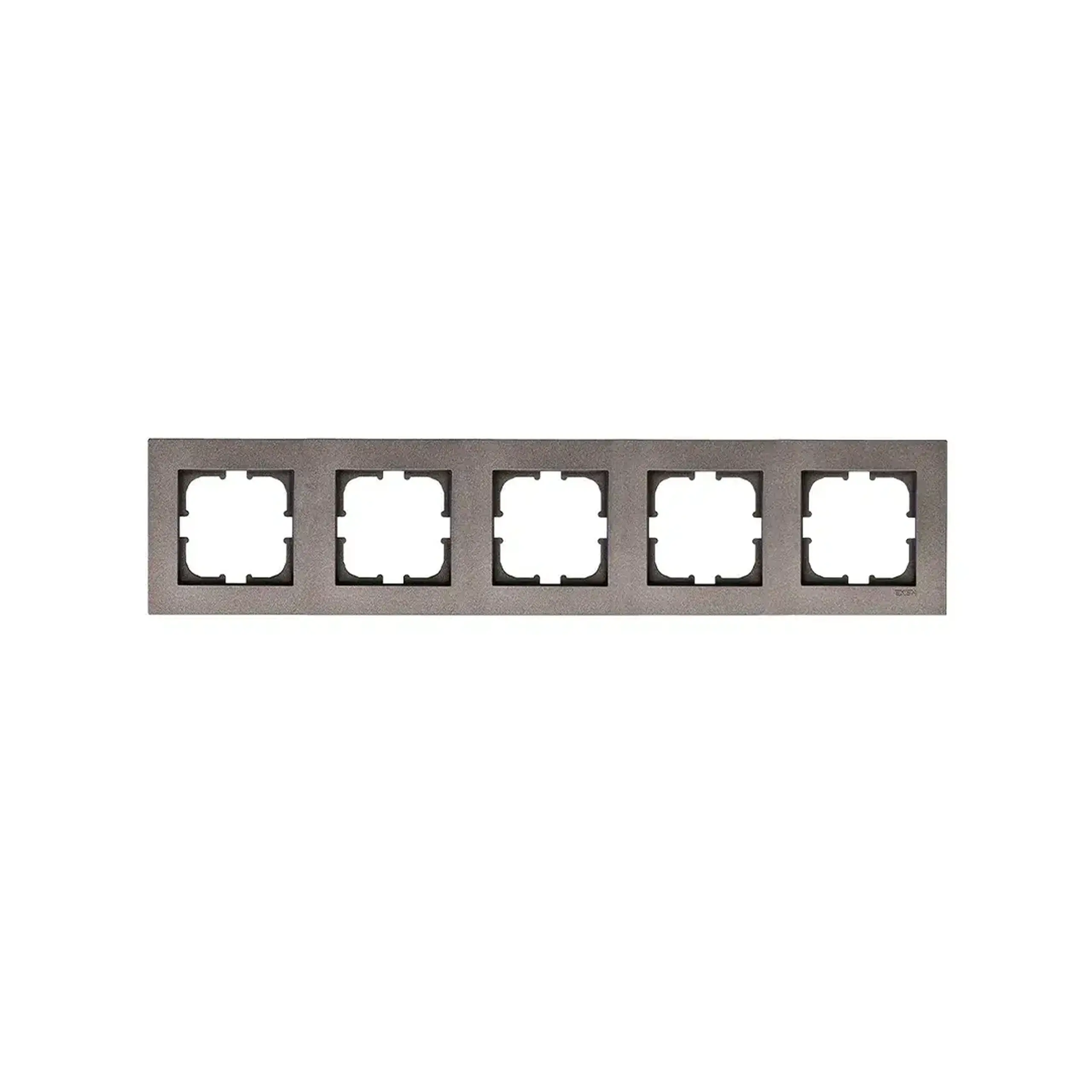 Ramă cu 4 locuri KARELL Mocha Exen Elektrik - Dimensiuni (L x W x H x Ø) 368 x 83 x 10 mm