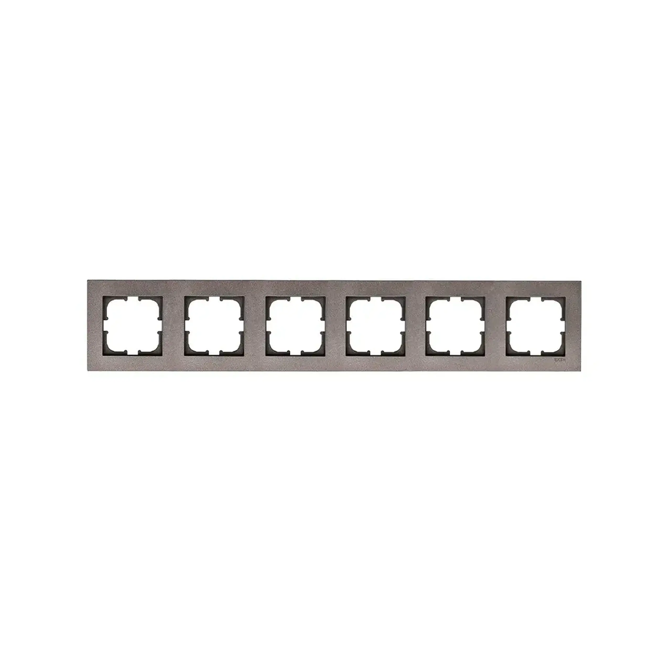 Ramă cu 4 locuri KARELL Mocha Exen Elektrik - Dimensiuni (L x W x H x Ø) 438 x 83 x 10 mm
