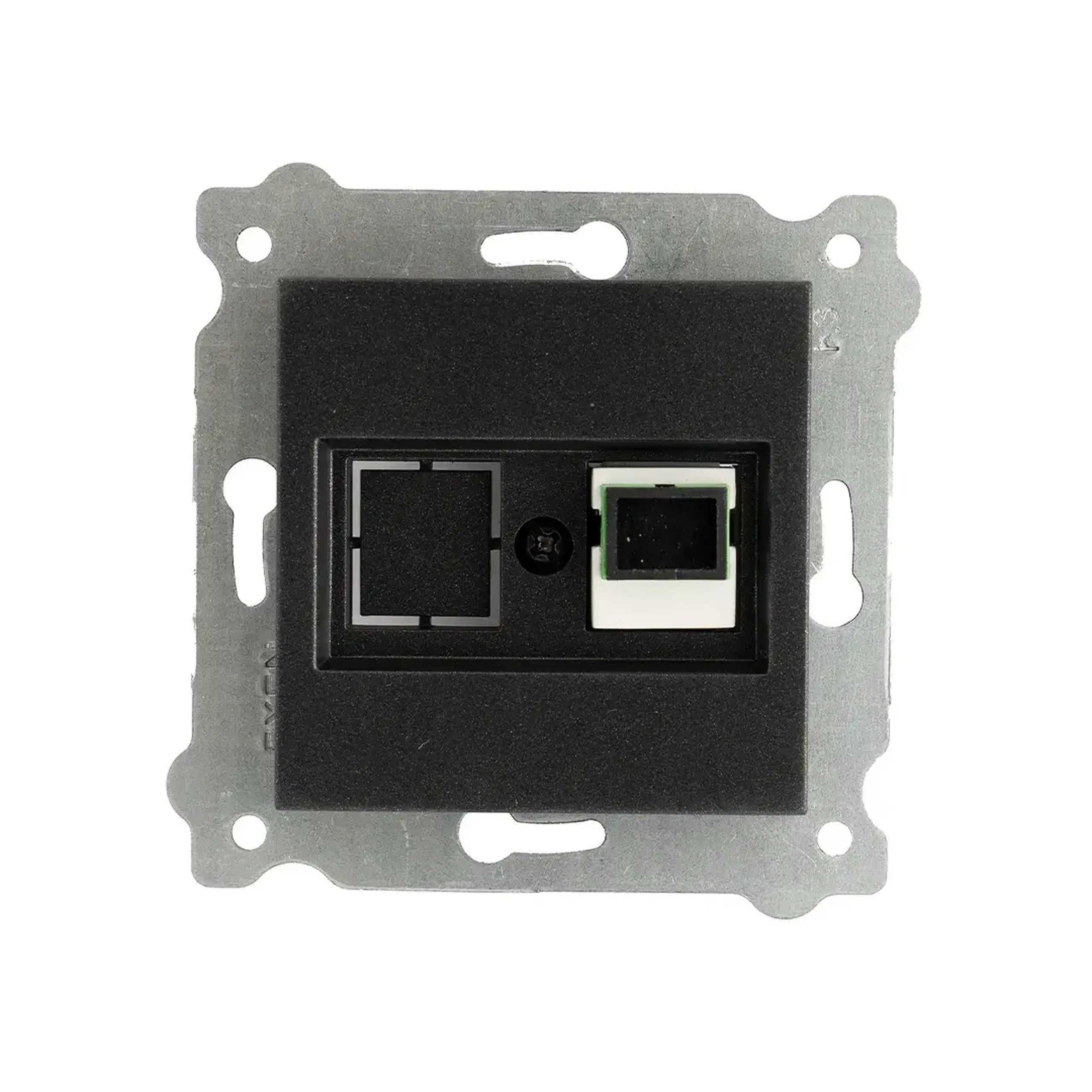 Priză pentru fibră optică KARELL Negru Exen Elektrik