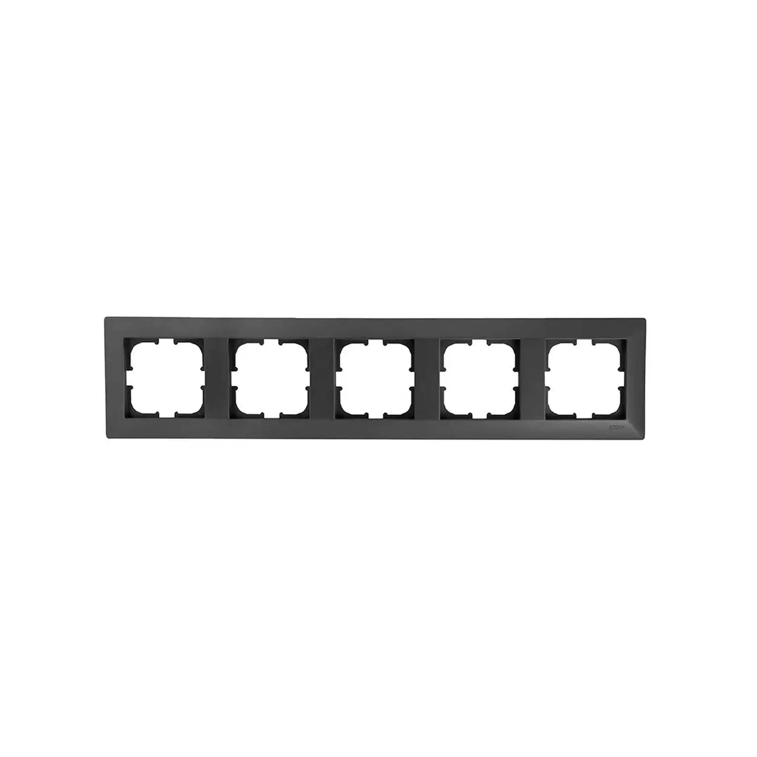 Ramă cu 4 locuri ODAK Negru Exen Elektrik - Dimensiuni (L x W x H x Ø) 368 x 83 x 10 mm