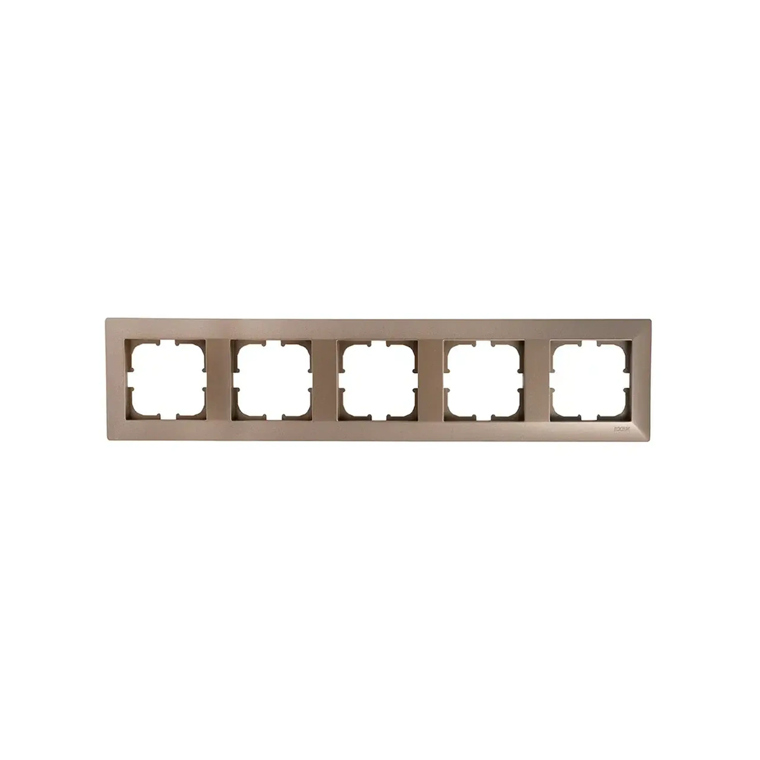 Ramă cu 4 locuri ODAK Mocha Exen Elektrik - Dimensiuni (L x W x H x Ø) 368 x 83 x 10 mm