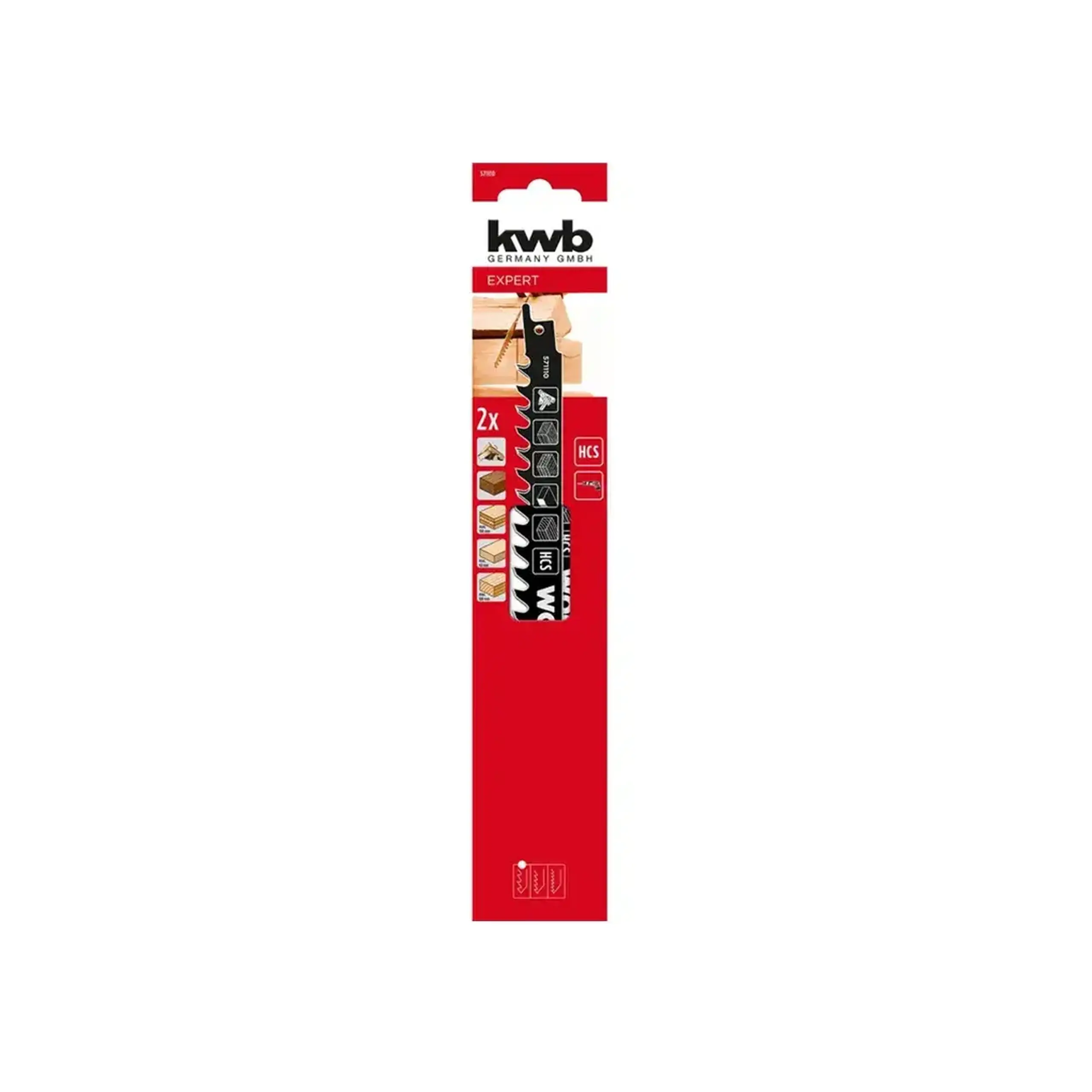 Set pânze pentru lemn Pentru fierăstrău cu sabie 240 mm 2 buc. KWB