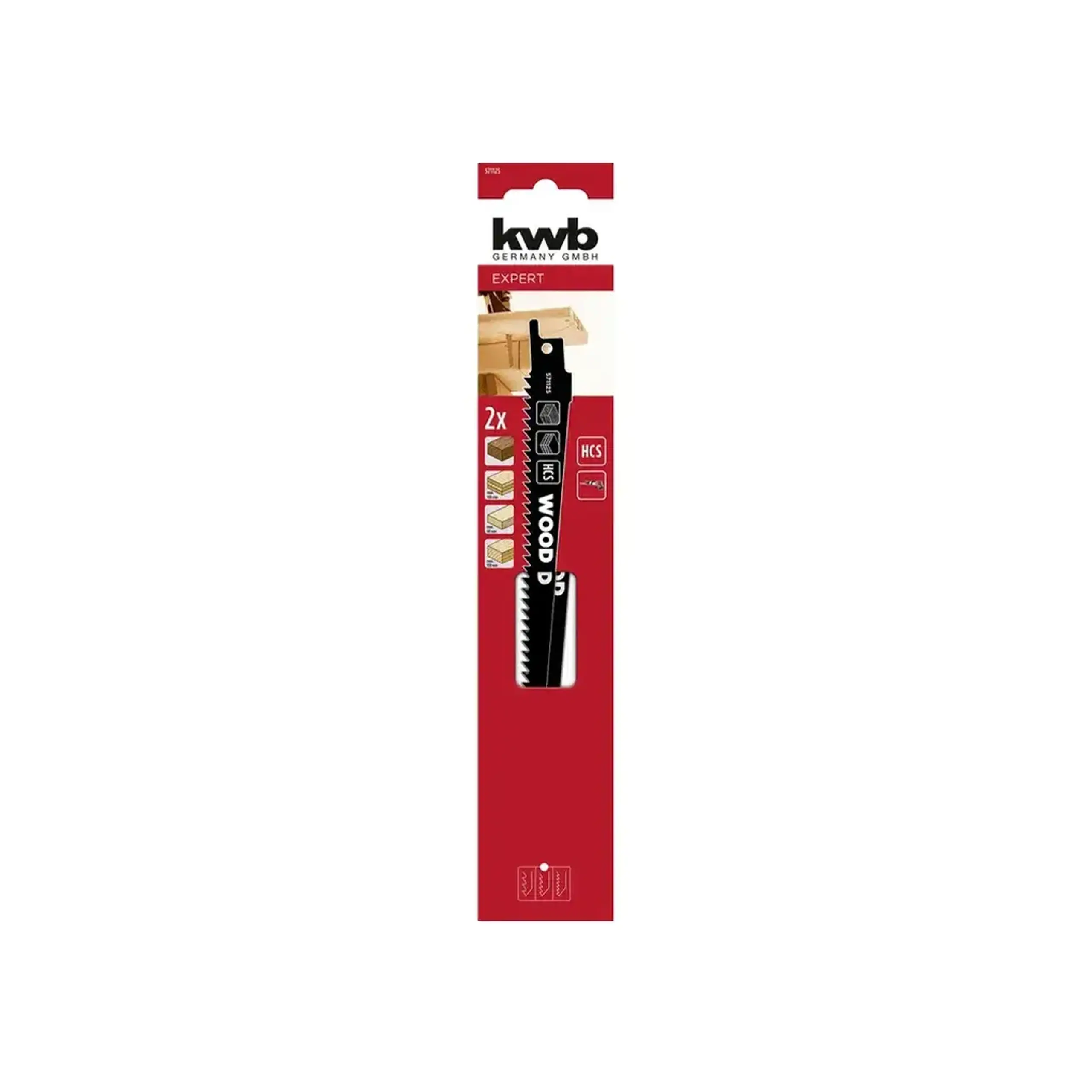 Set pânze pentru lemn Pentru fierăstrău cu sabie 152 mm 2 buc. KWB
