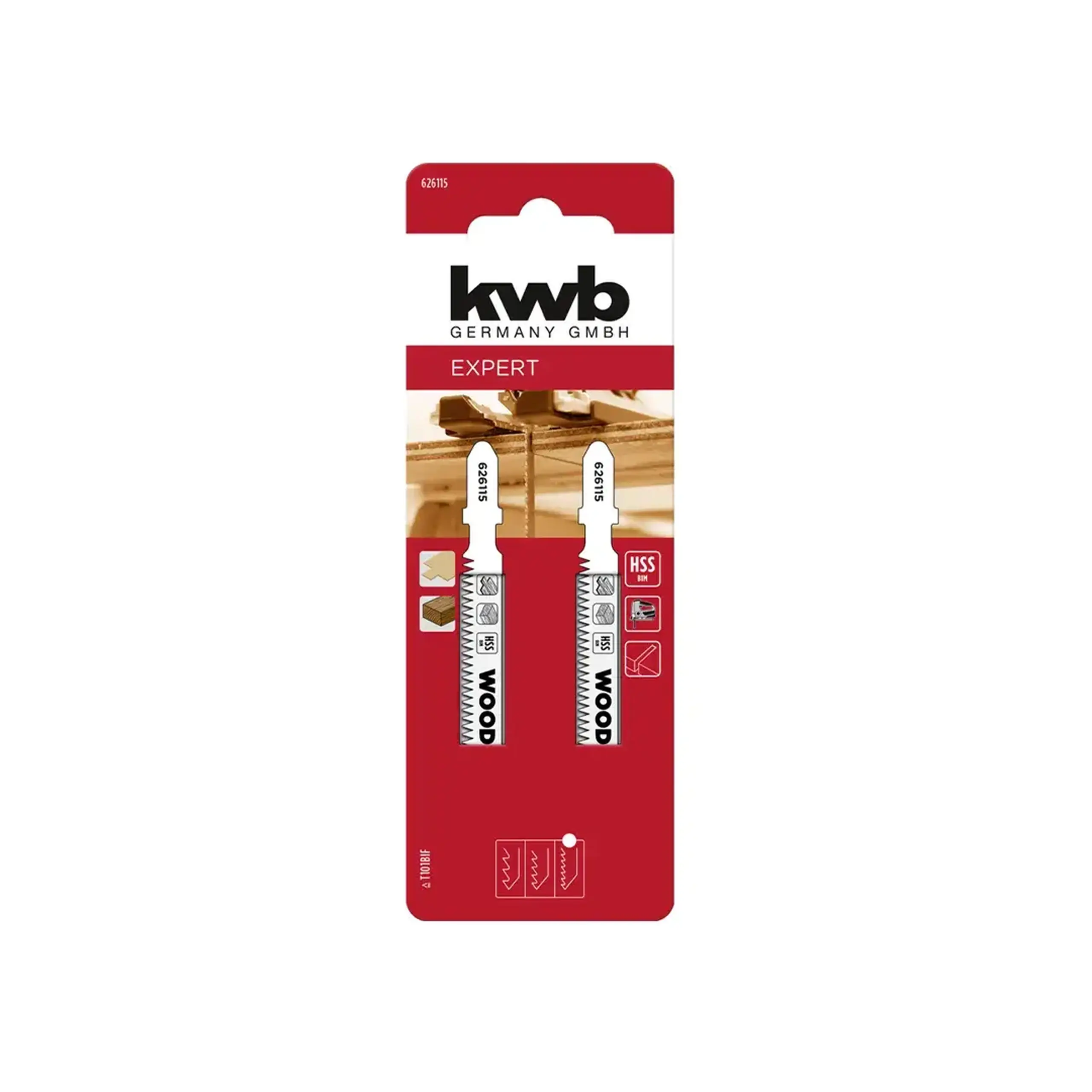 Set pânze pentru lemn Pentru fierăstrau vertical (pendular) 83 mm 2 buc. KWB