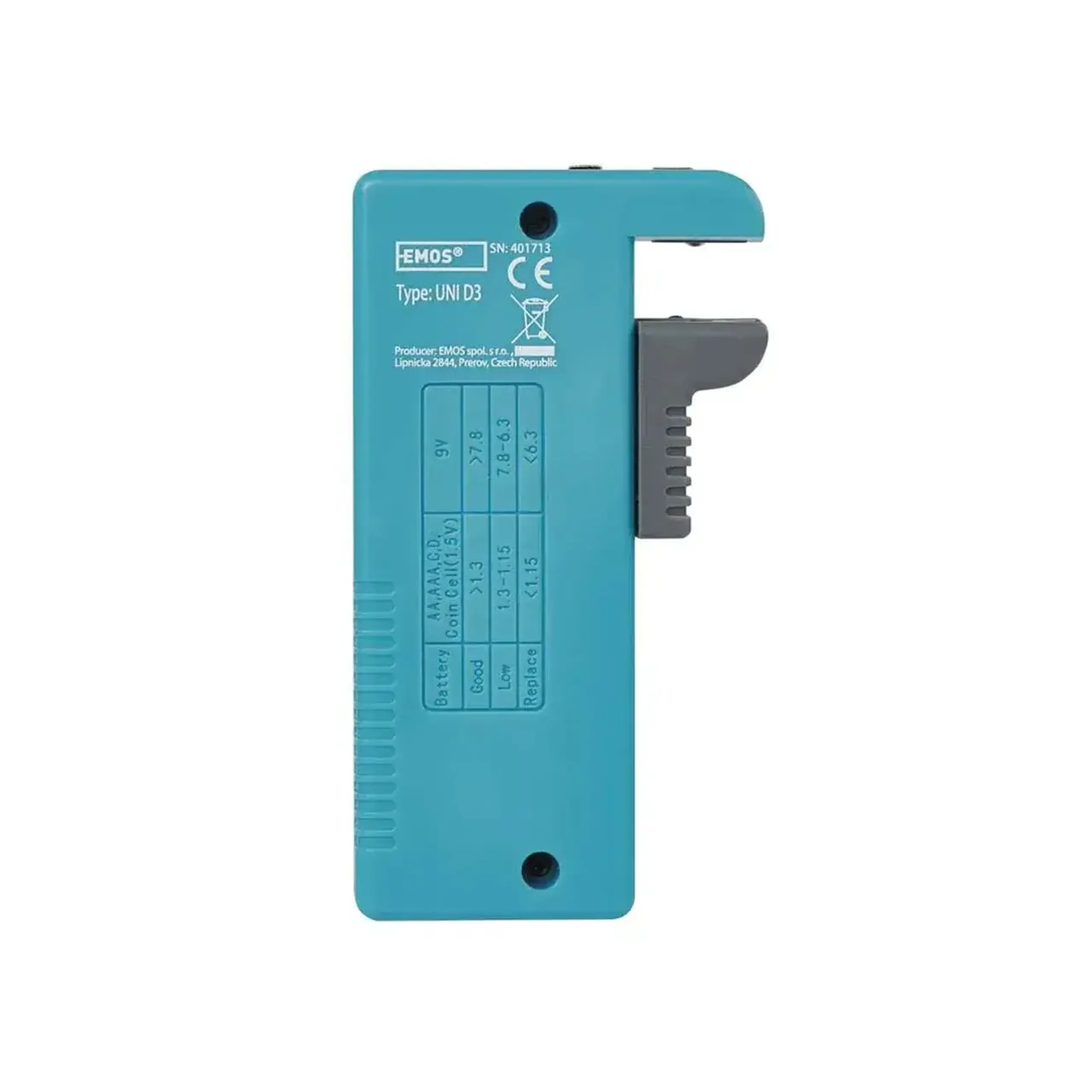 Tester universal de baterii UNI D3 EMOS