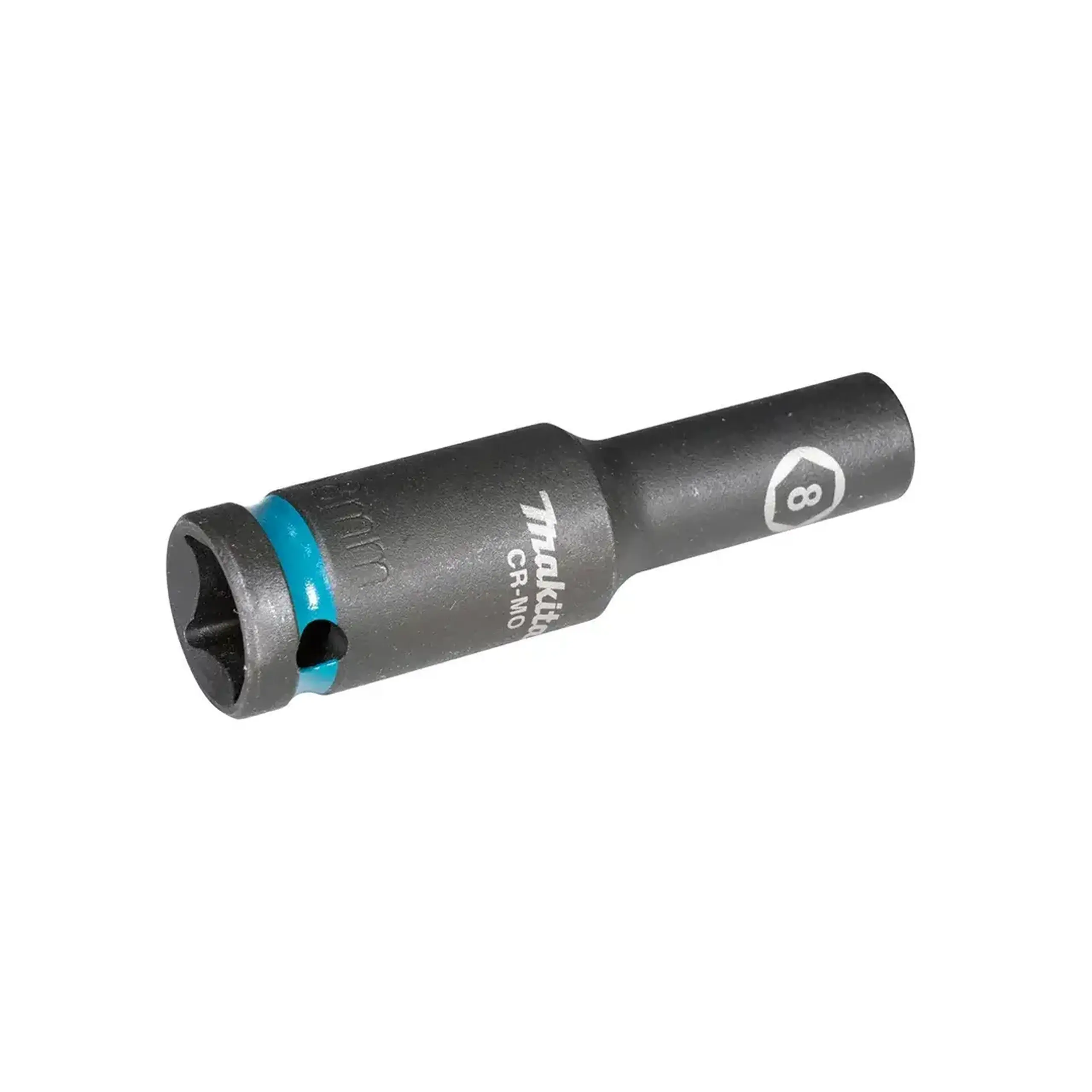 Cap cheie tubulară de impact hexagonal Impact Black 8 mm 1/2" 81.5 mm Makita