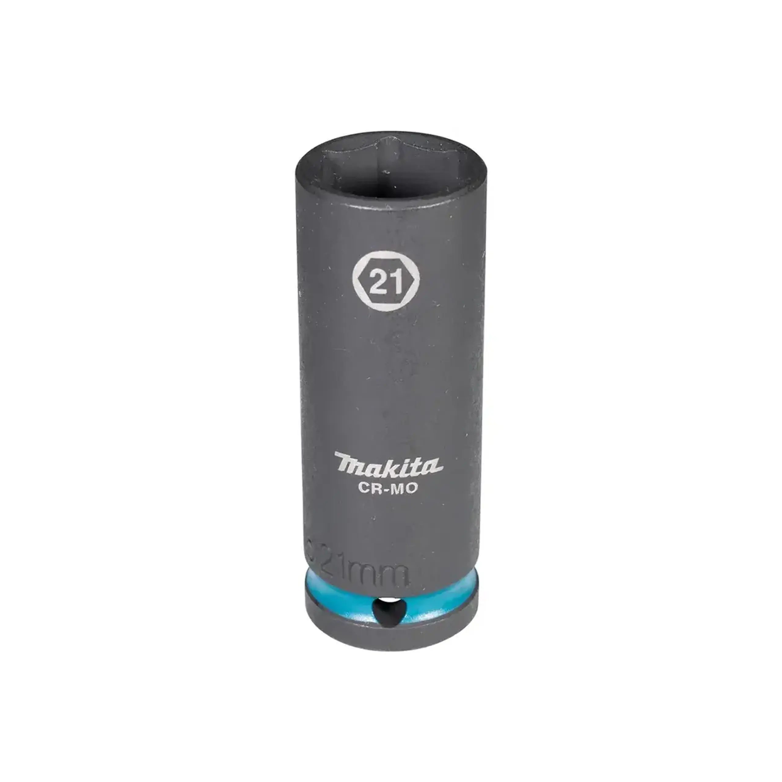 Cap cheie tubulară de impact hexagonal Impact Black 8 mm 1/2" 81.5 mm Makita - Mărime cheie 21 mm