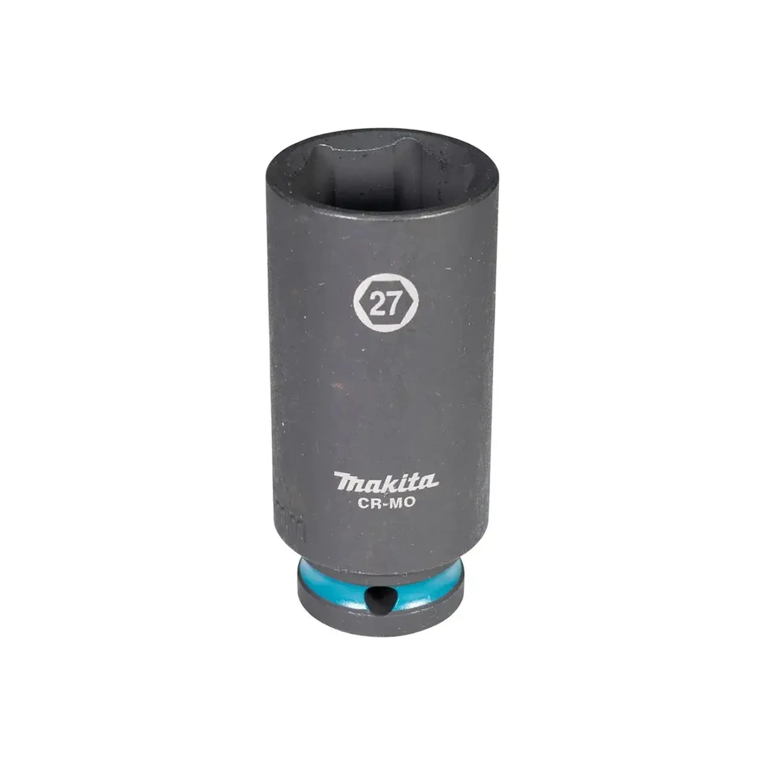 Cap cheie tubulară de impact hexagonal Impact Black 8 mm 1/2" 81.5 mm Makita - Mărime cheie 27 mm