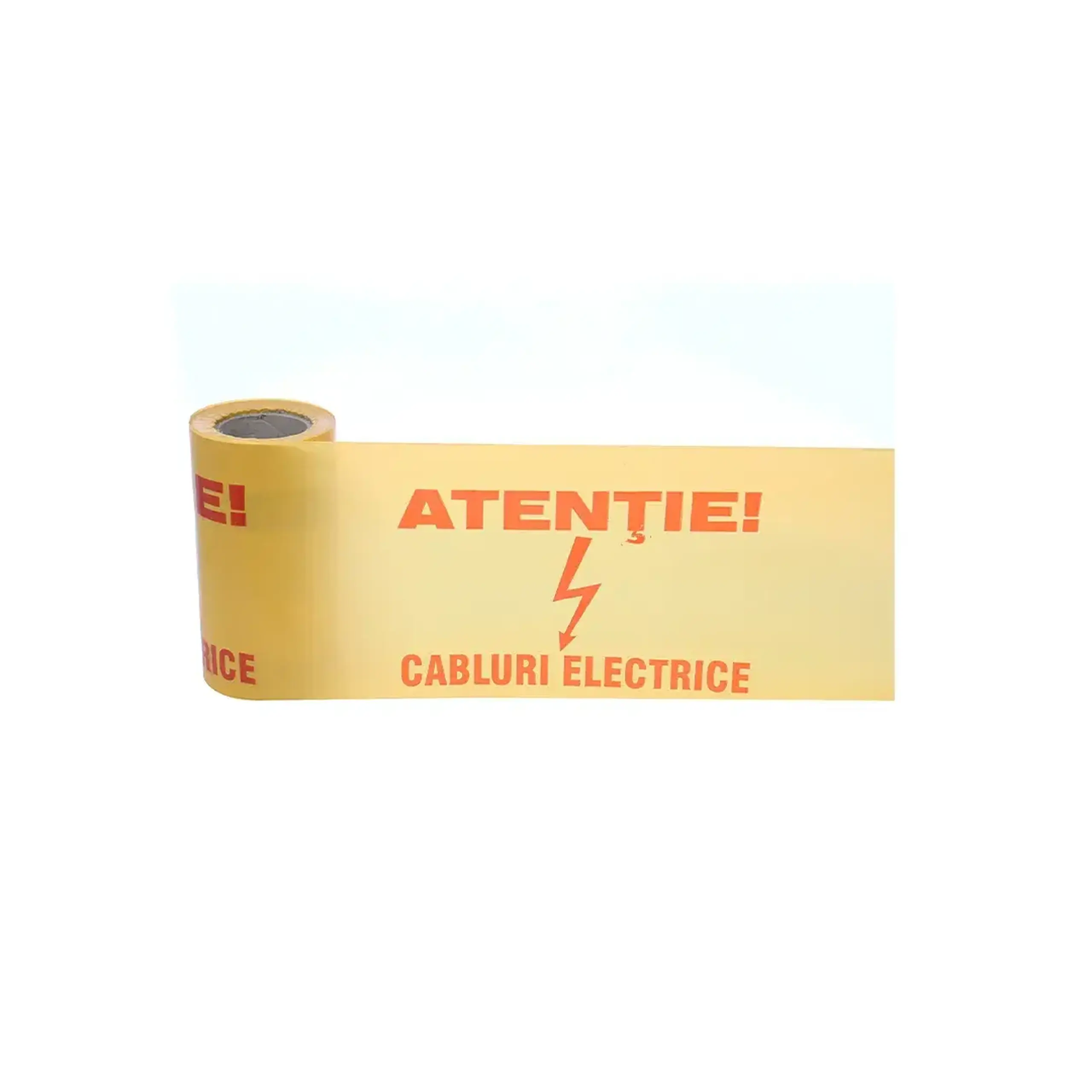 Bandă de avertizare "Cabluri electrice" 150 mm x 100 m Galben