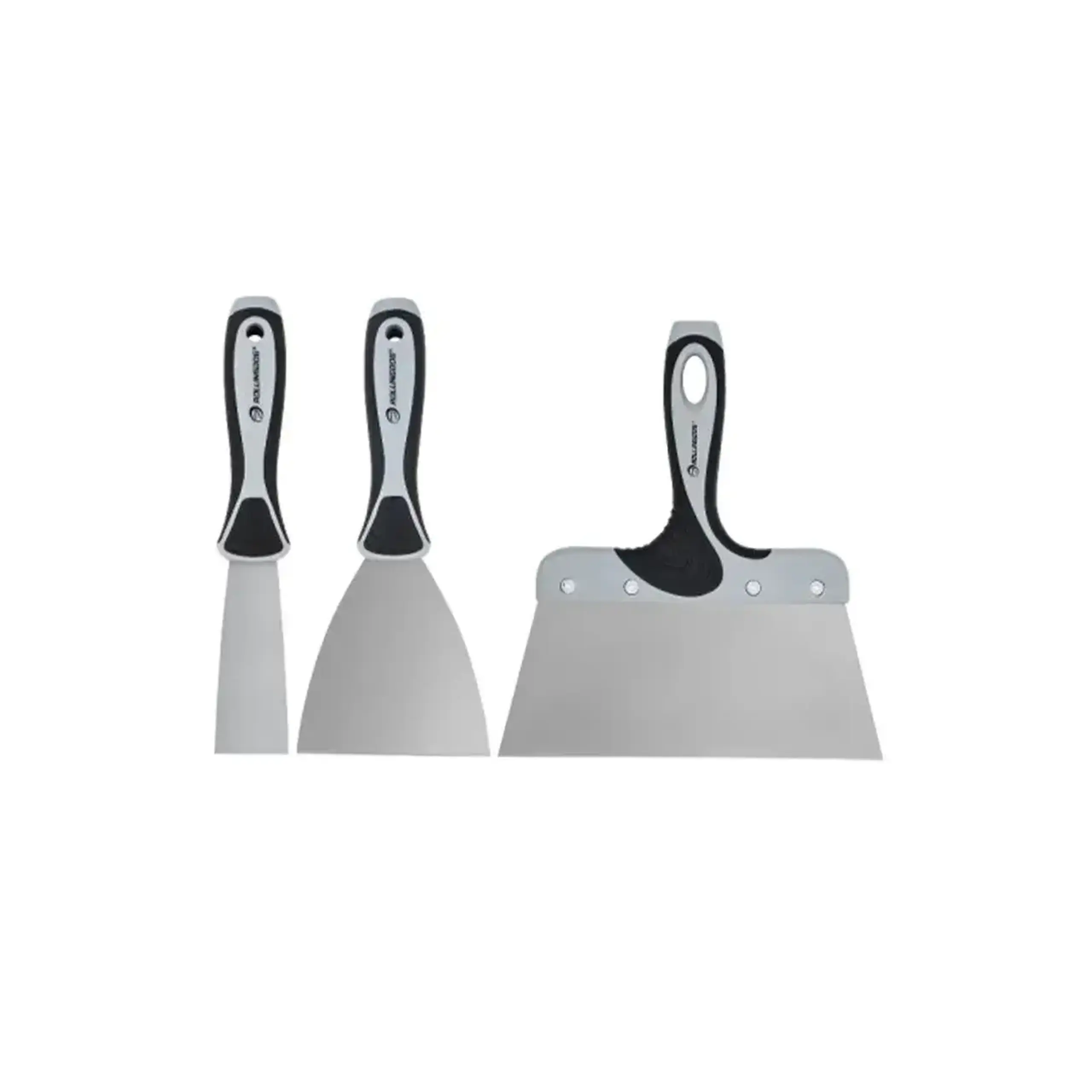 Set de șpacluri cu mâner de cauciuc Professional 37/100/200 mm Rollingdog