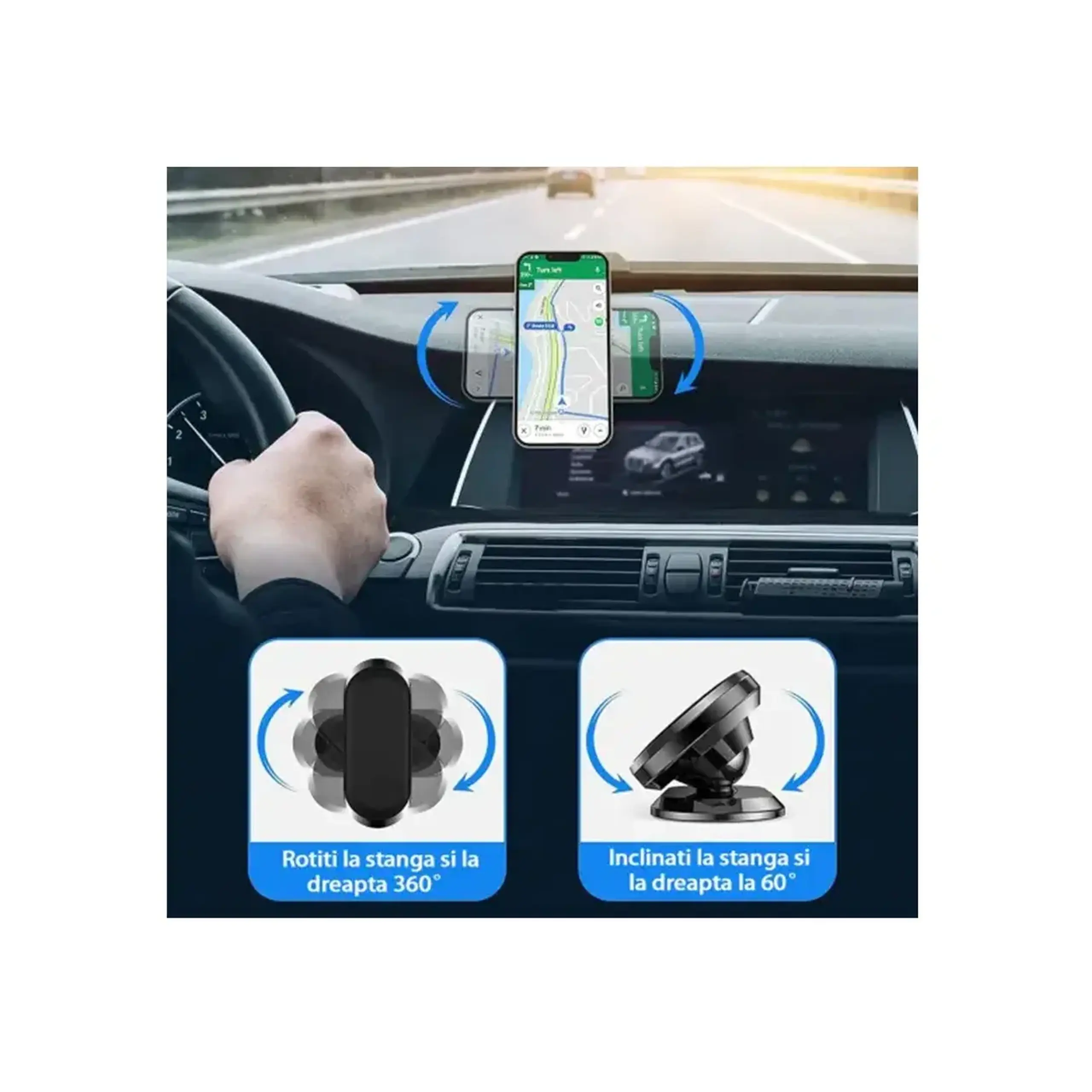 Suport magnetic pentru telefon mobil F26