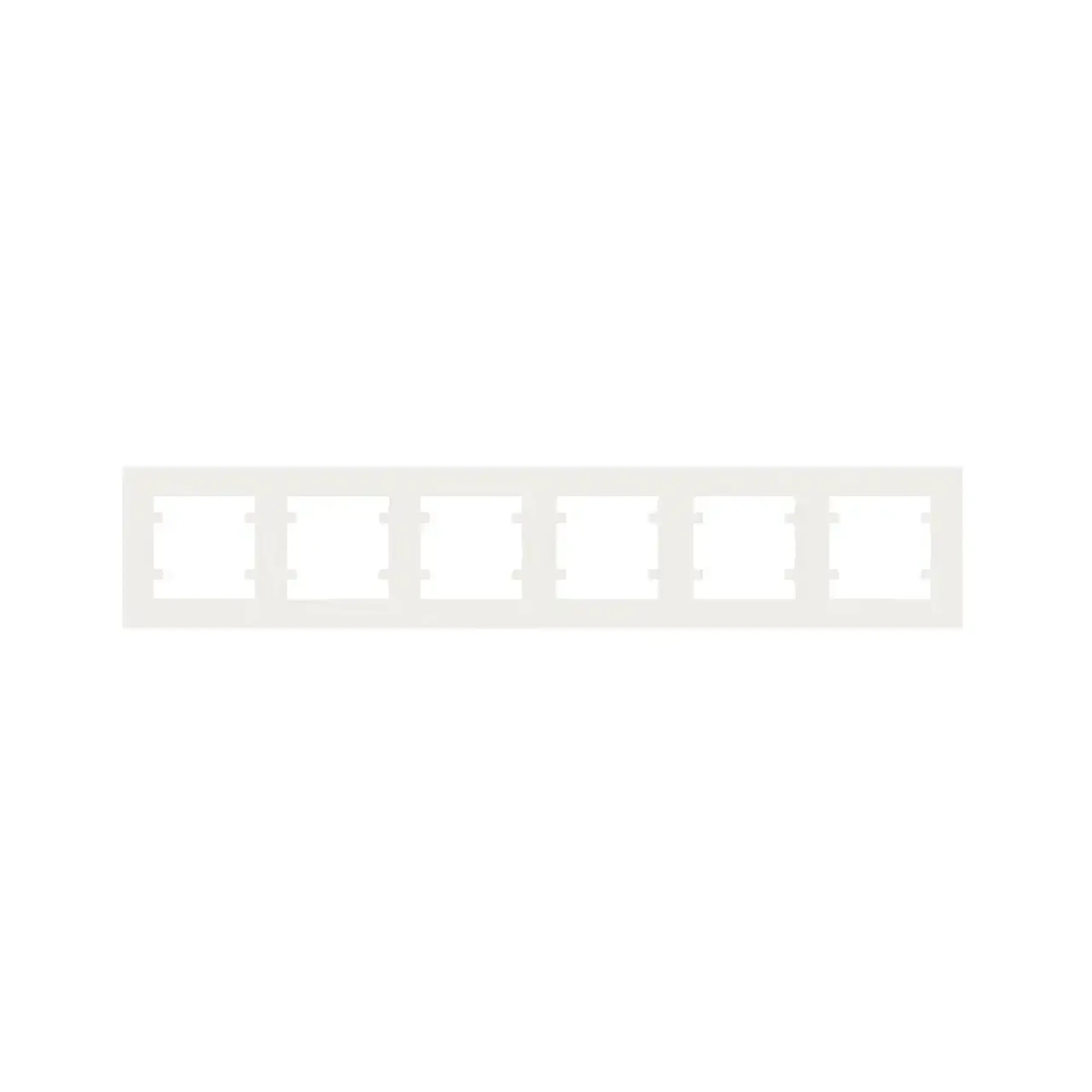 Ramă cu 4 locuri KAREA LINE Alb Makel - Dimensiuni (L x W x H x Ø) 442.7 x 87.7 x 10.3 mm