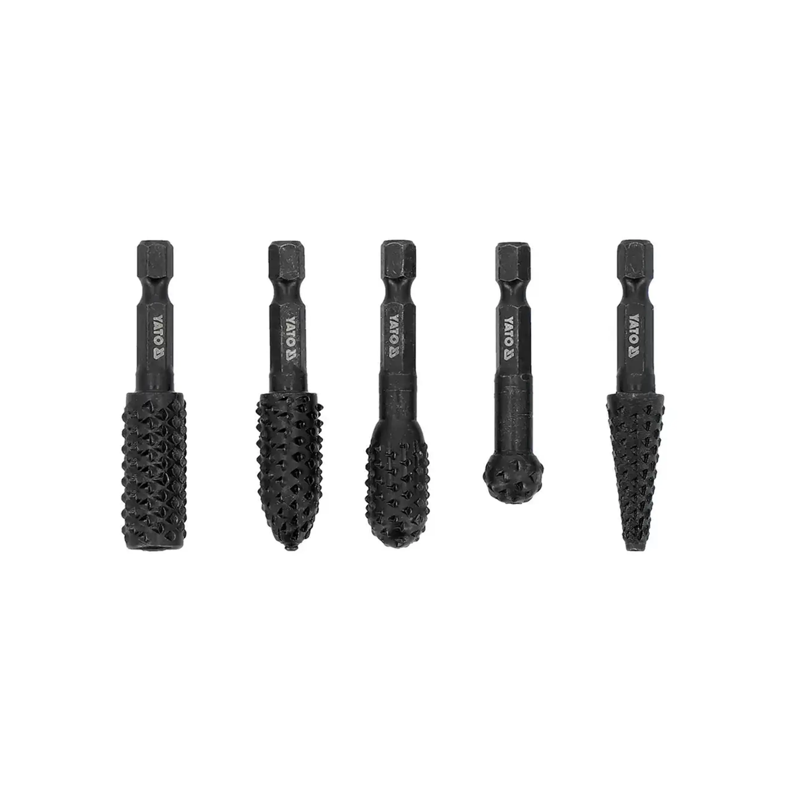 Set de freze 5 buc. pentru lemn 12 mm Hexagonal Yato