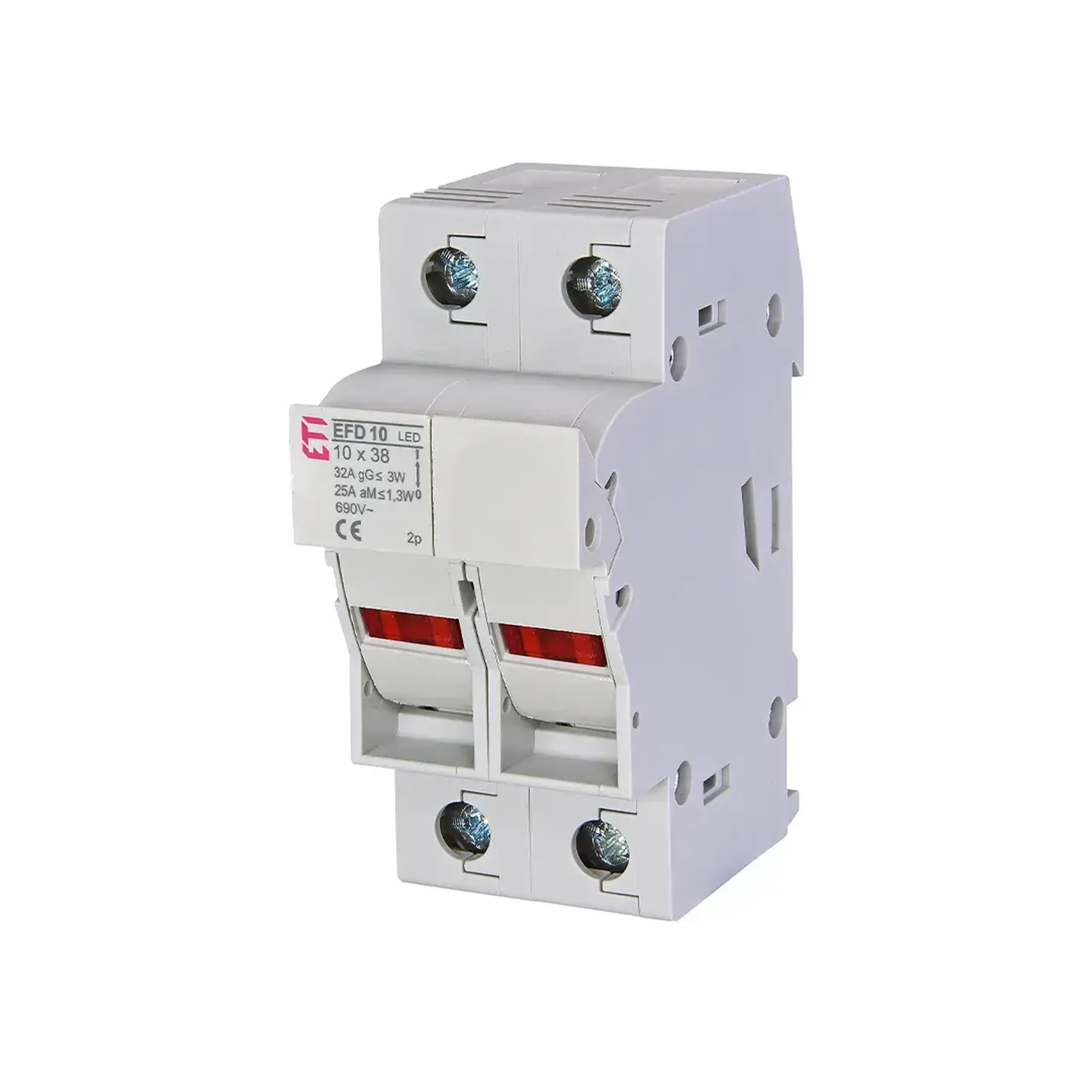 Suport pentru siguranțe EFD10 81 x 35 x 60 mm 32 A 690 V ETI