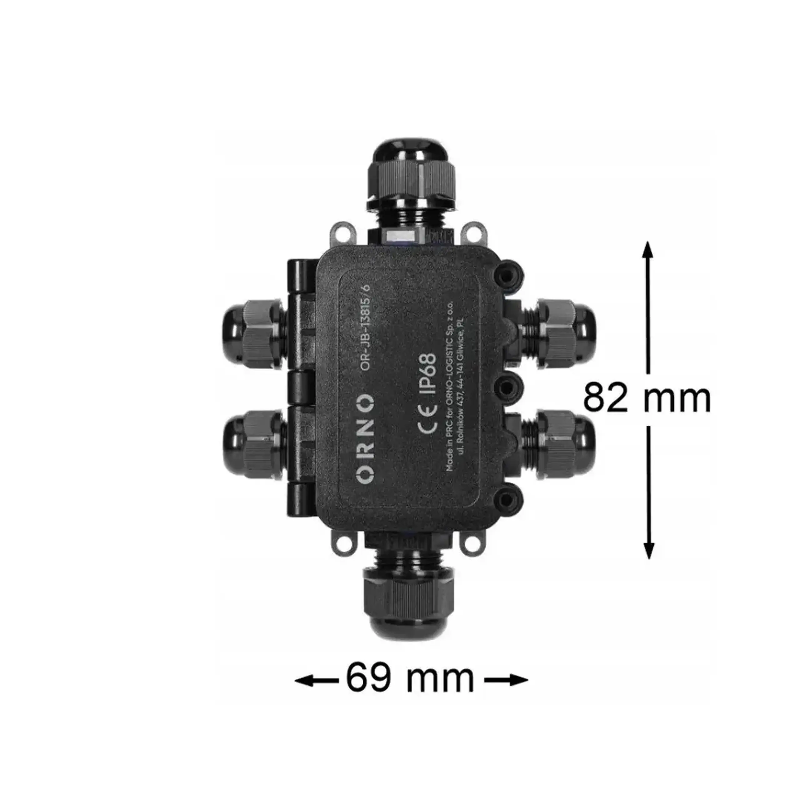 Conector 2 x M20 + 4 x M16 6 mm² ORNO