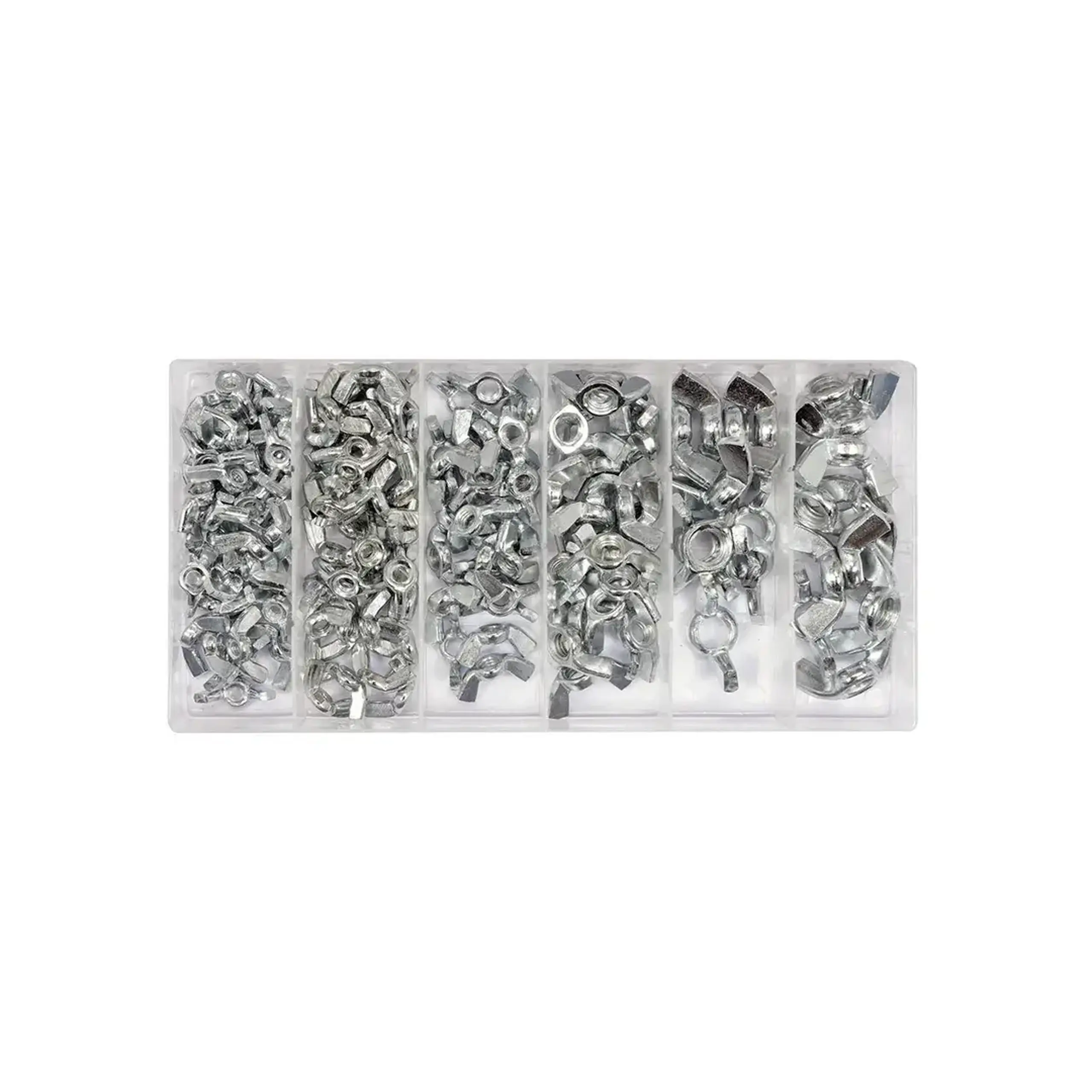 Set piulițe "Fluture" M4, M5, M6, M8, M10 Oțel 150 buc. Yato
